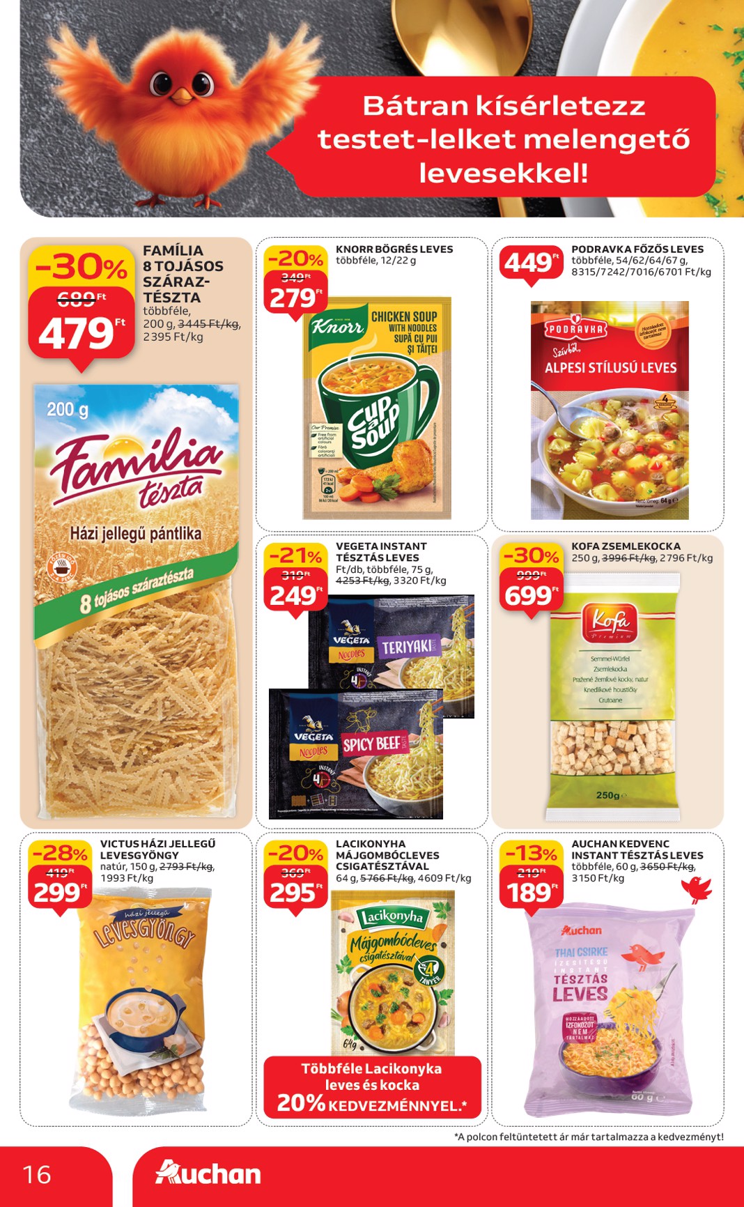 auchan - Auchan Hipermarket akciós újság, érvényes 01.02. - 01.07. - page: 16