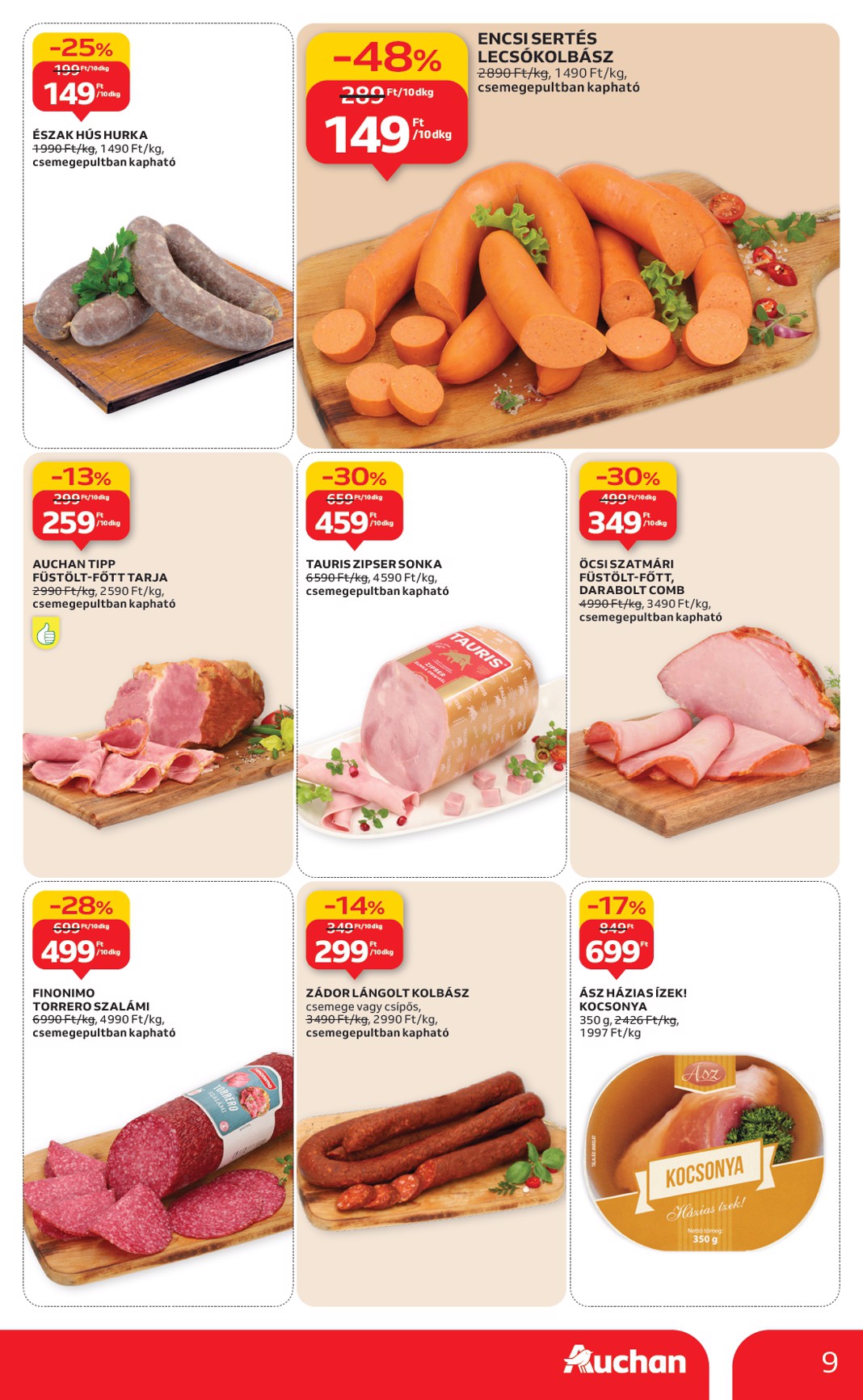 auchan - Auchan Hipermarket akciós újság, érvényes 01.02. - 01.07. - page: 9