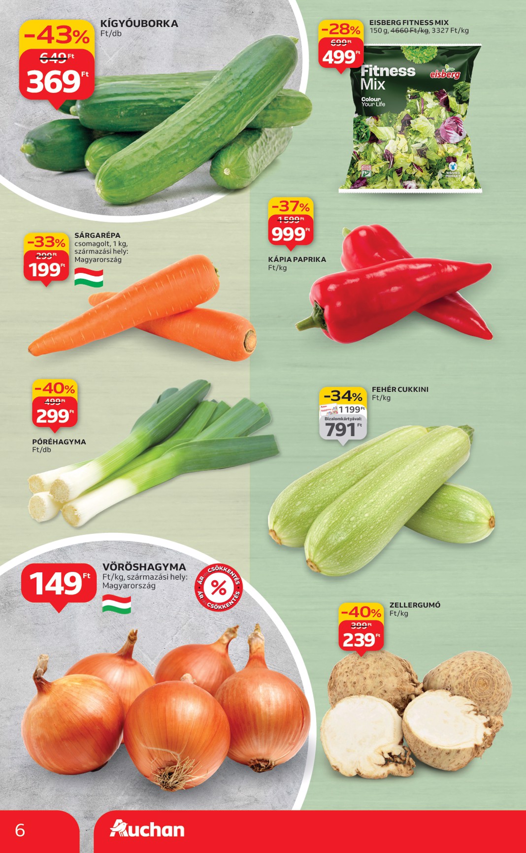 auchan - Auchan Hipermarket akciós újság, érvényes 01.02. - 01.07. - page: 6