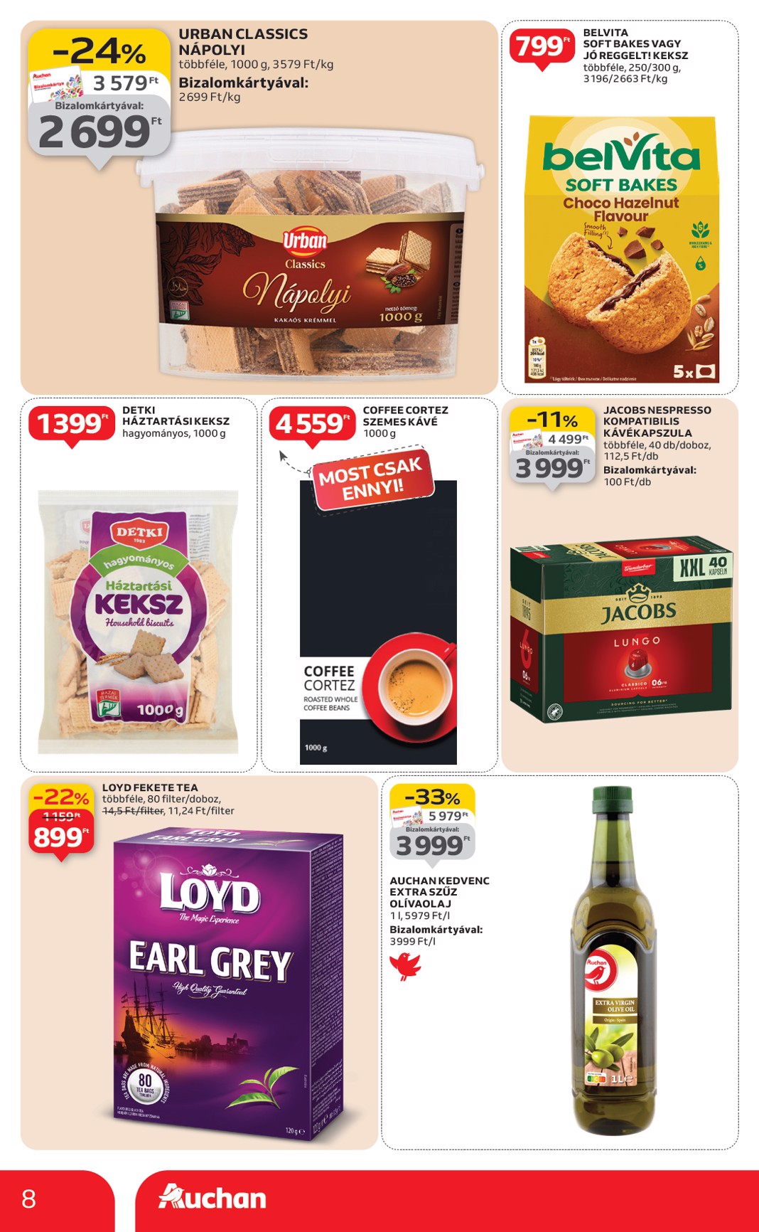 auchan - Auchan szupermarket akciós újság, érvényes 01.08. - 01.14. - page: 8