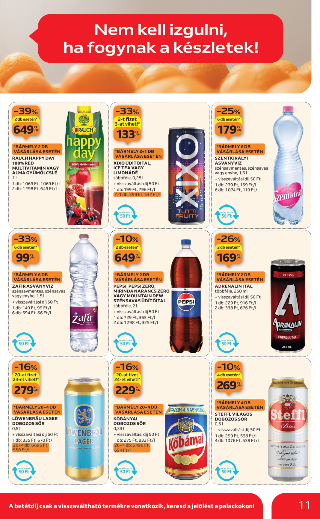 auchan - Auchan szupermarket akciós újság, érvényes 01.08. - 01.14. - page: 11