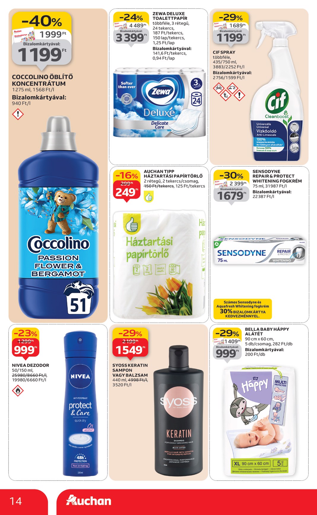 auchan - Auchan szupermarket akciós újság, érvényes 01.08. - 01.14. - page: 14