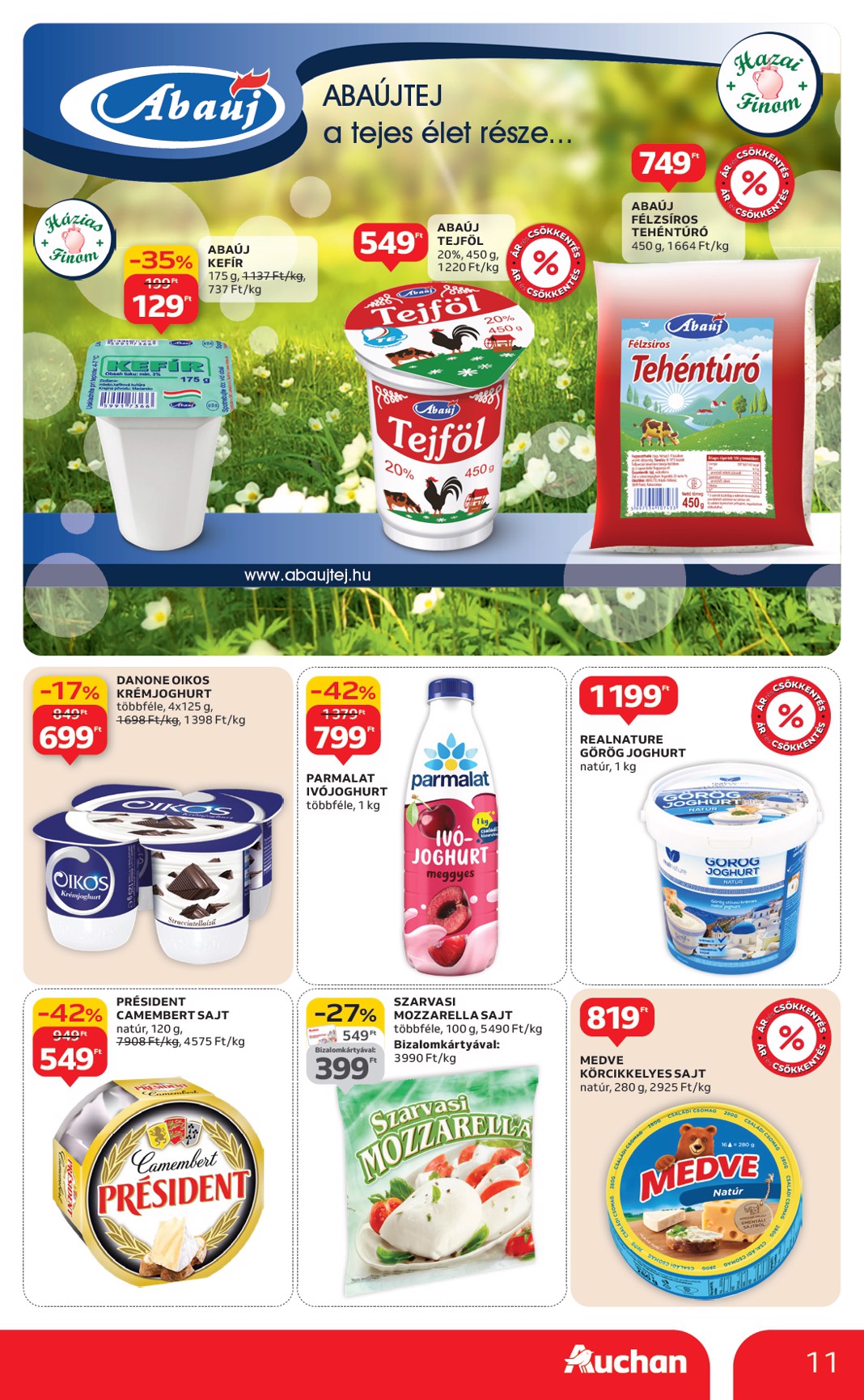 auchan - Auchan Hipermarket akciós újság, érvényes 01.08. - 01.14. - page: 11