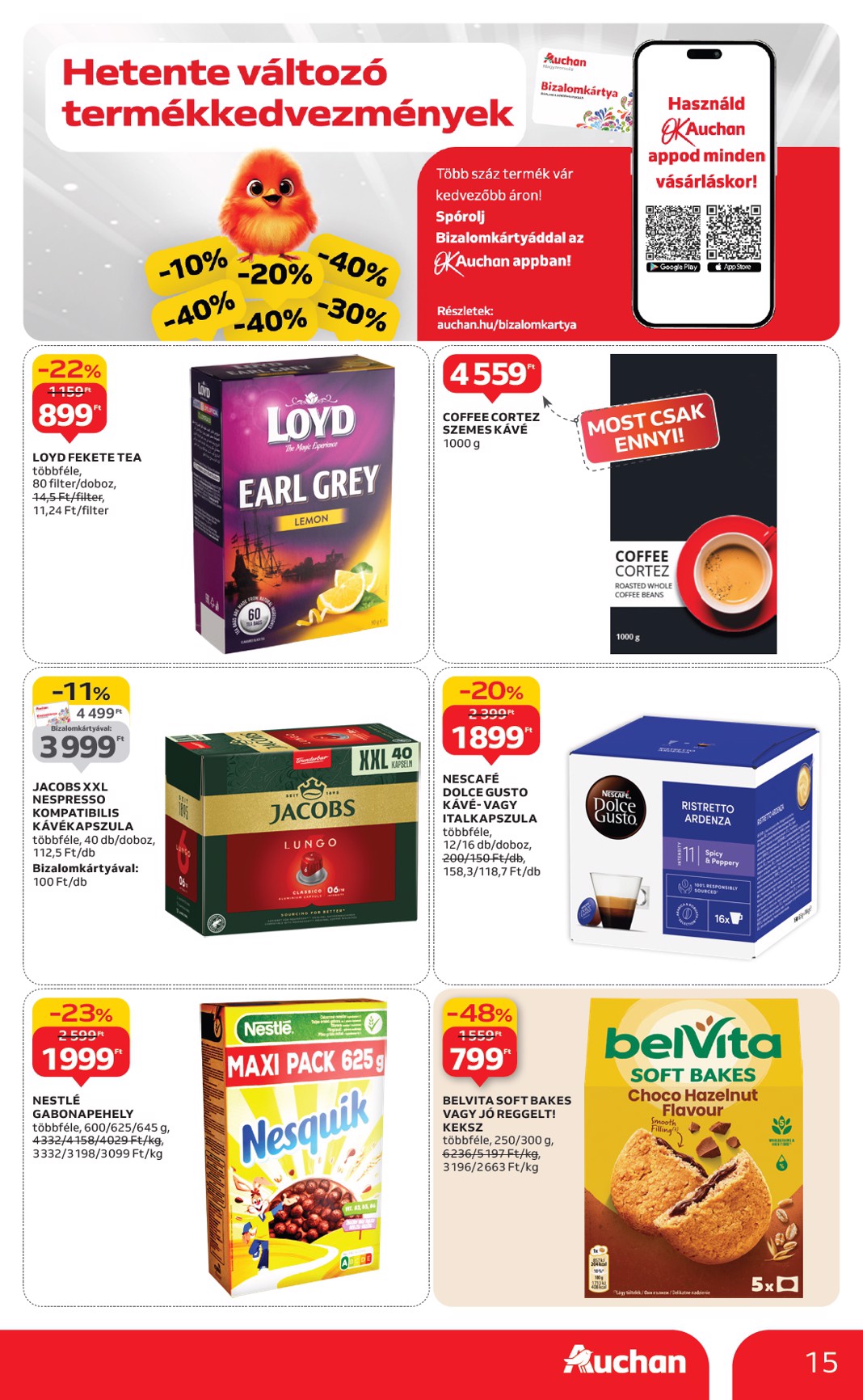 auchan - Auchan Hipermarket akciós újság, érvényes 01.08. - 01.14. - page: 15