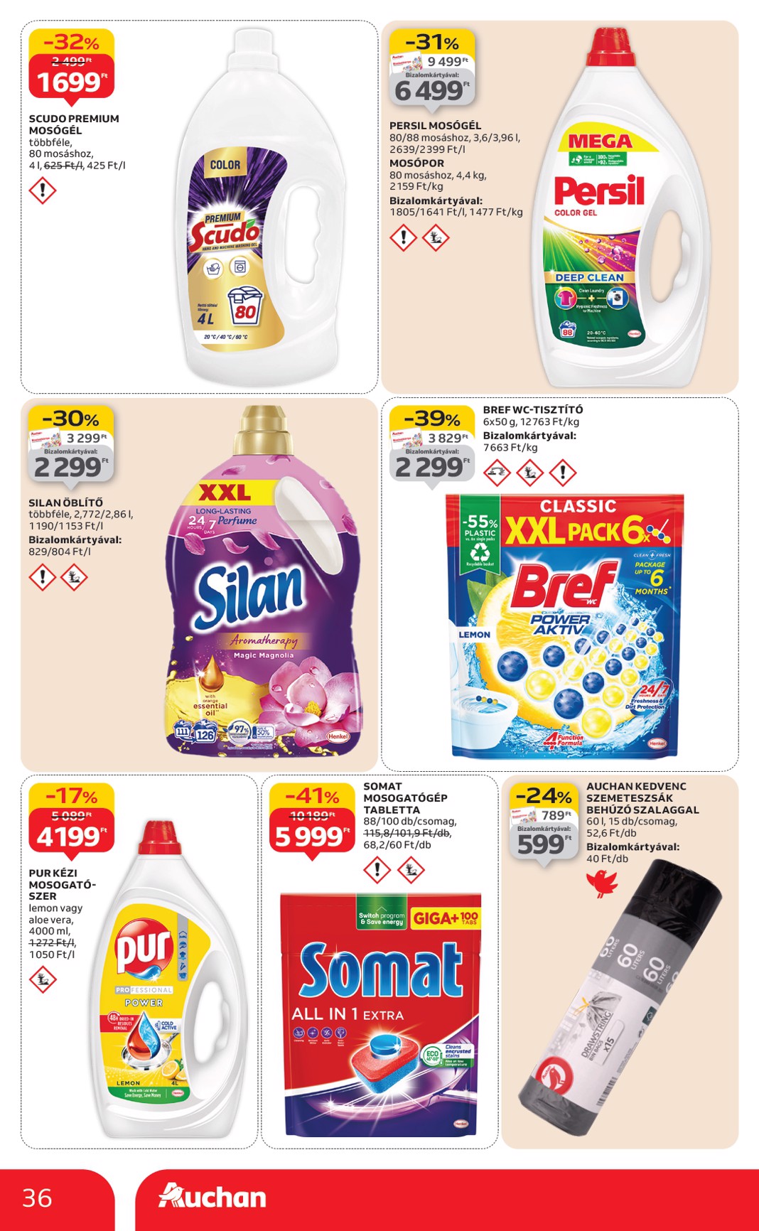 auchan - Auchan Hipermarket akciós újság, érvényes 01.08. - 01.14. - page: 36