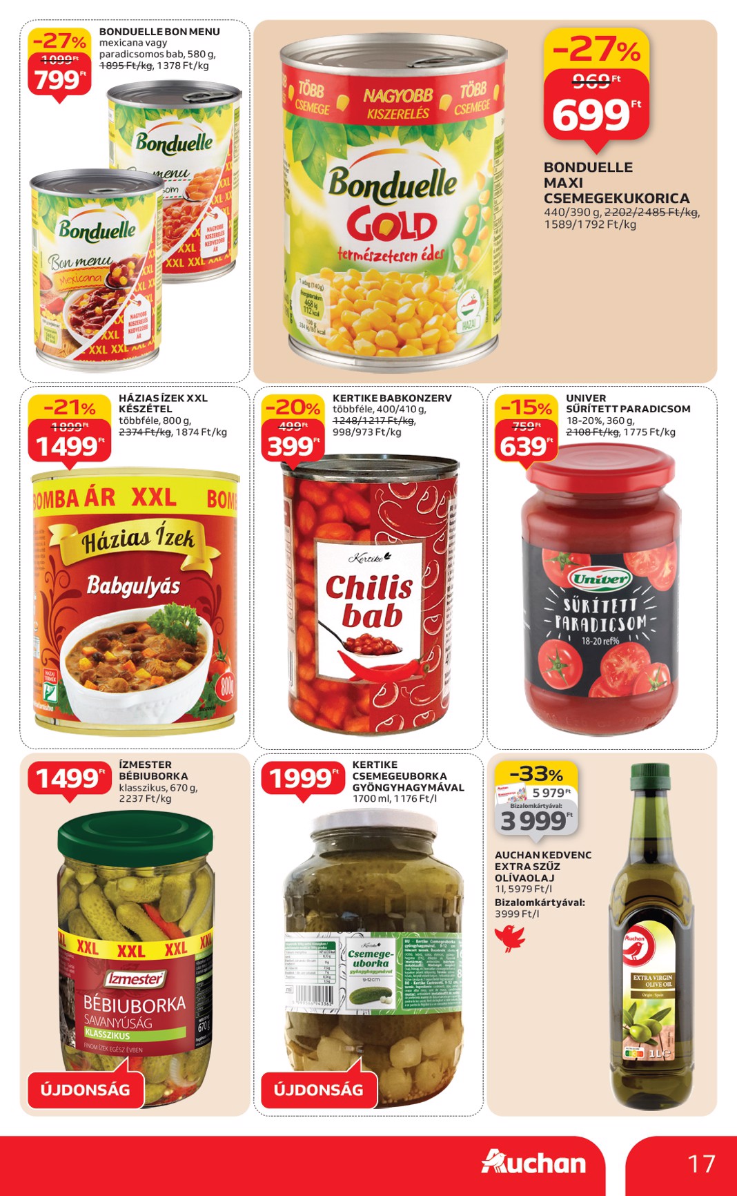 auchan - Auchan Hipermarket akciós újság, érvényes 01.08. - 01.14. - page: 17