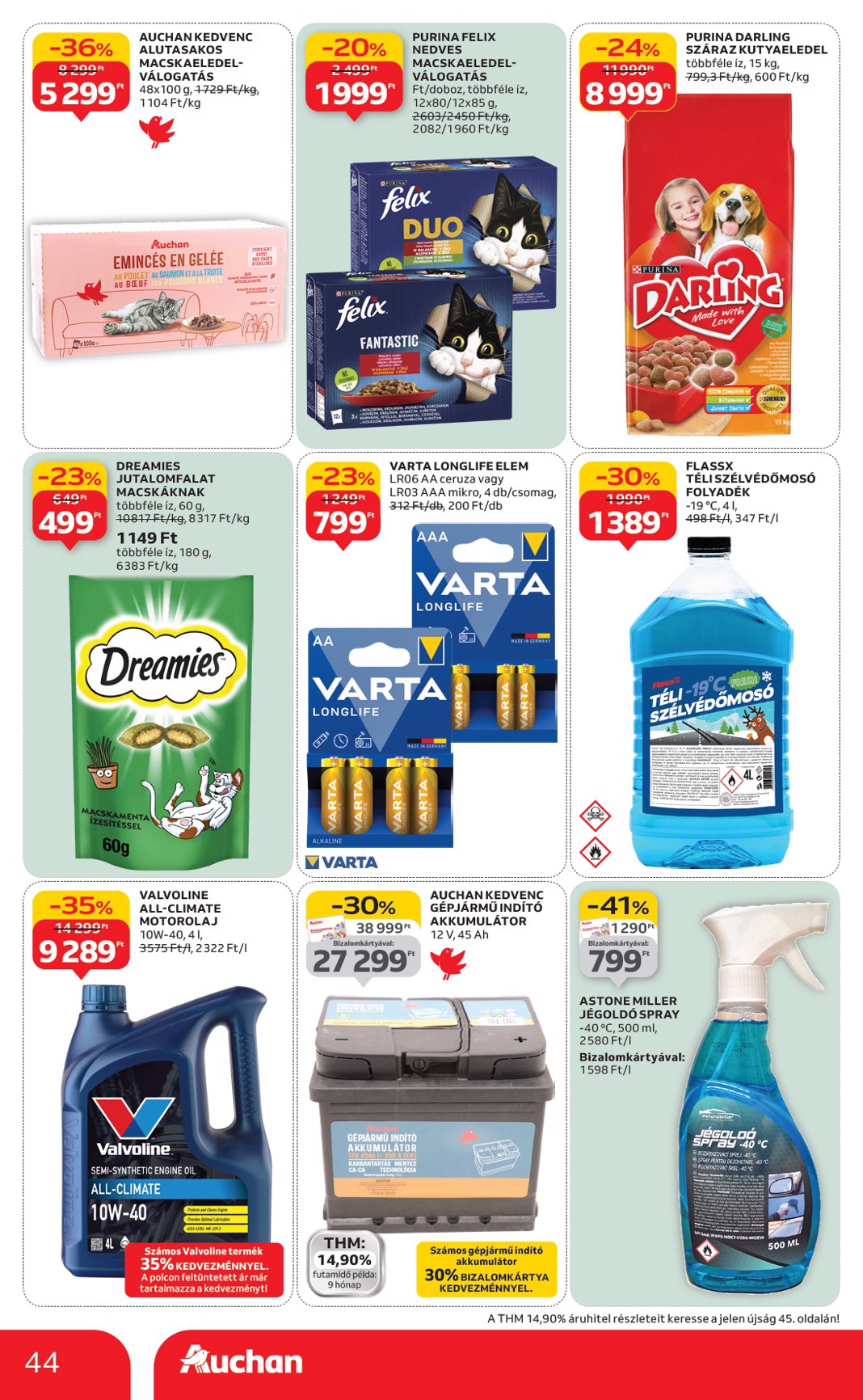 auchan - Auchan Hipermarket akciós újság, érvényes 01.08. - 01.14. - page: 44