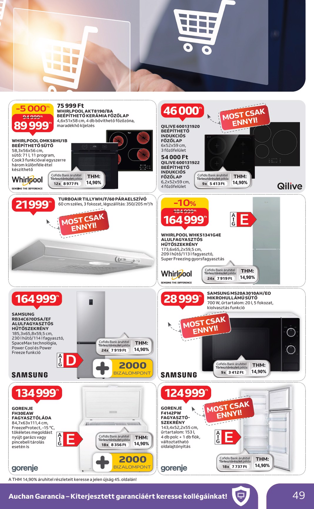 auchan - Auchan Hipermarket akciós újság, érvényes 01.08. - 01.14. - page: 49