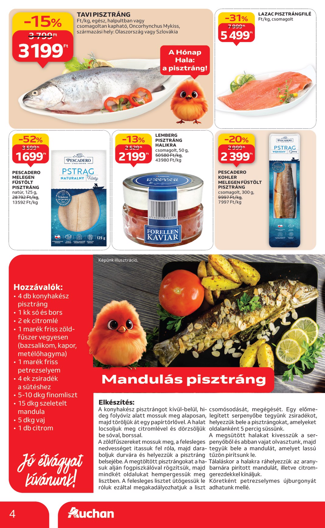 auchan - Auchan Hipermarket akciós újság, érvényes 01.08. - 01.14. - page: 4