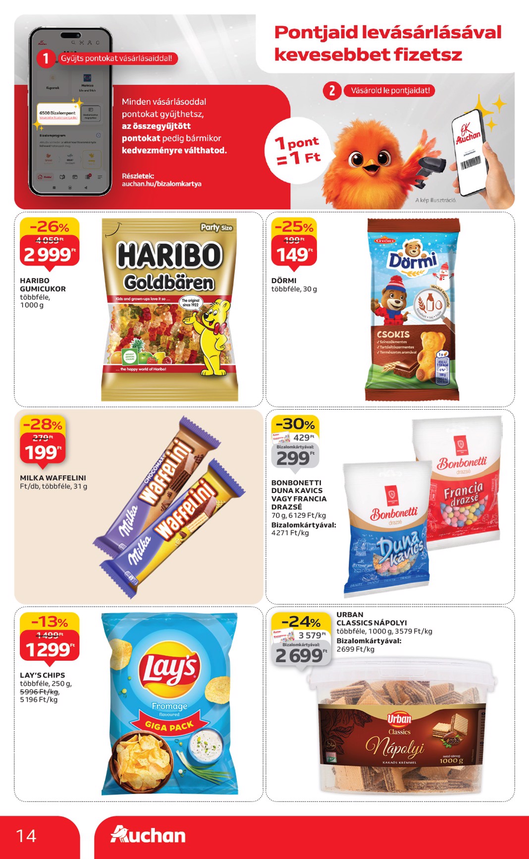 auchan - Auchan Hipermarket akciós újság, érvényes 01.08. - 01.14. - page: 14