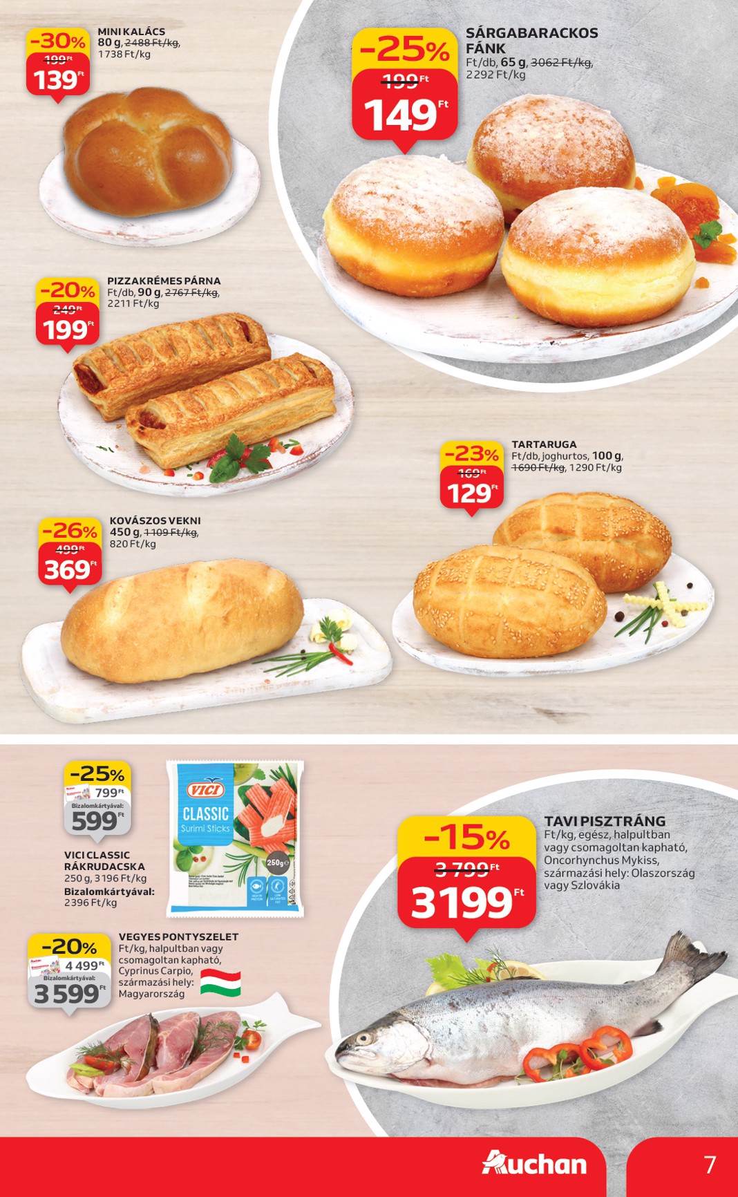 auchan - Auchan Hipermarket akciós újság, érvényes 01.08. - 01.14. - page: 7