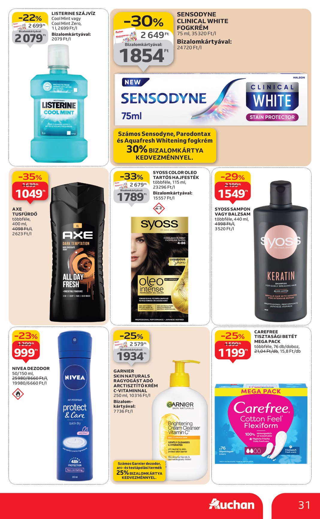 auchan - Auchan Hipermarket akciós újság, érvényes 01.08. - 01.14. - page: 31