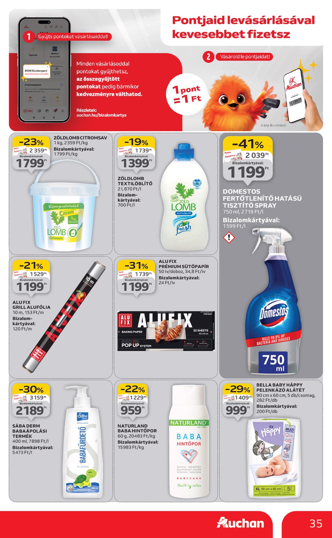 auchan - Auchan Hipermarket akciós újság, érvényes 01.08. - 01.14. - page: 35