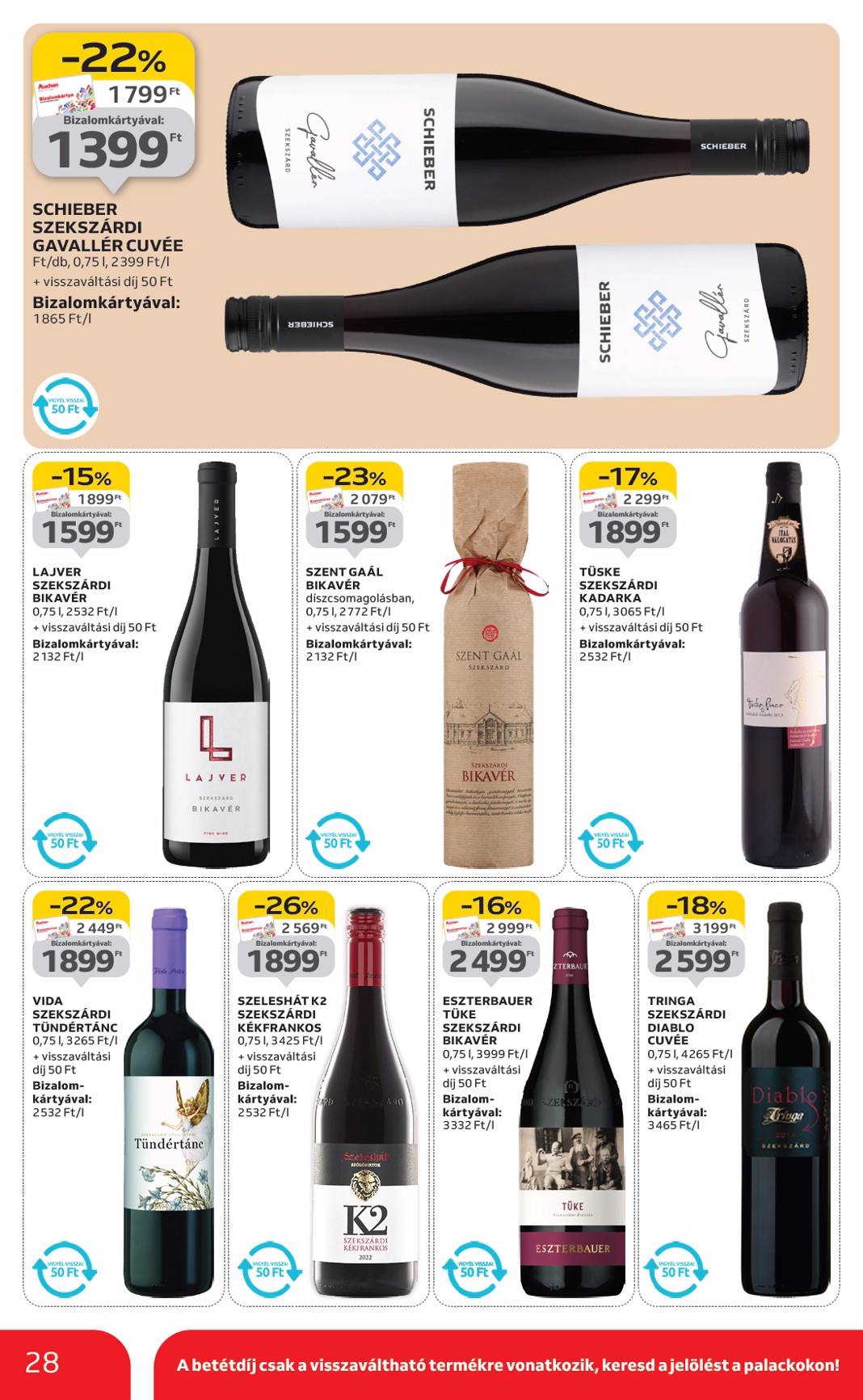 auchan - Auchan Hipermarket akciós újság, érvényes 01.08. - 01.14. - page: 28