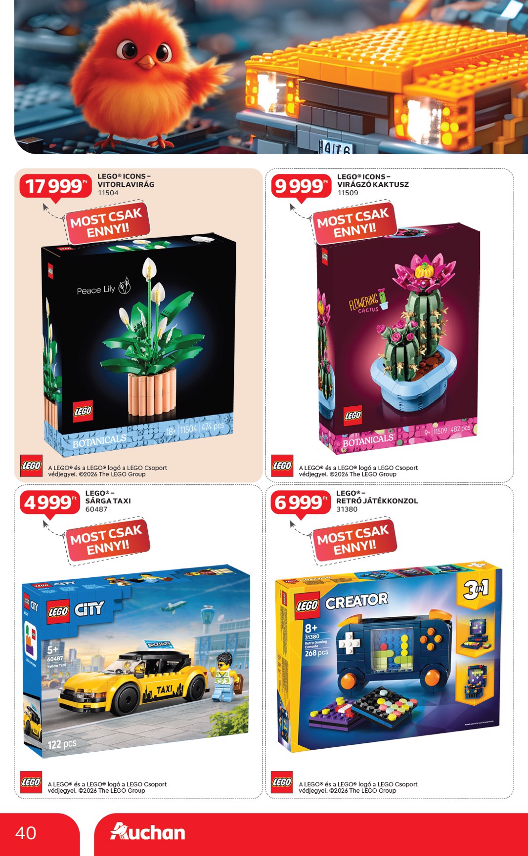 auchan - Auchan Hipermarket akciós újság, érvényes 01.08. - 01.14. - page: 40