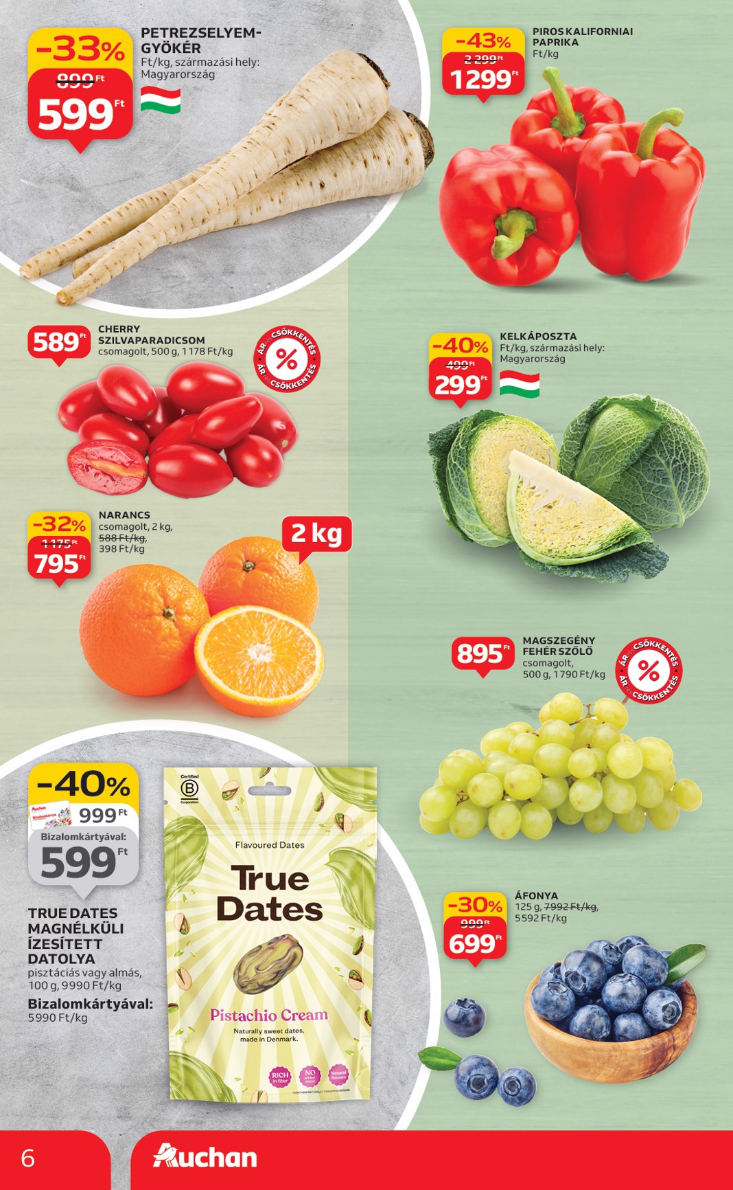 auchan - Auchan Hipermarket akciós újság, érvényes 01.08. - 01.14. - page: 6