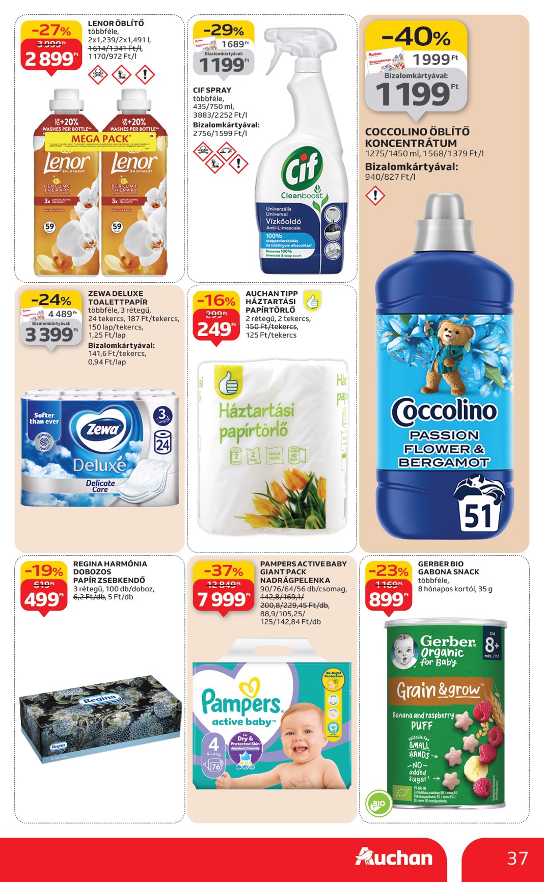 auchan - Auchan Hipermarket akciós újság, érvényes 01.08. - 01.14. - page: 37