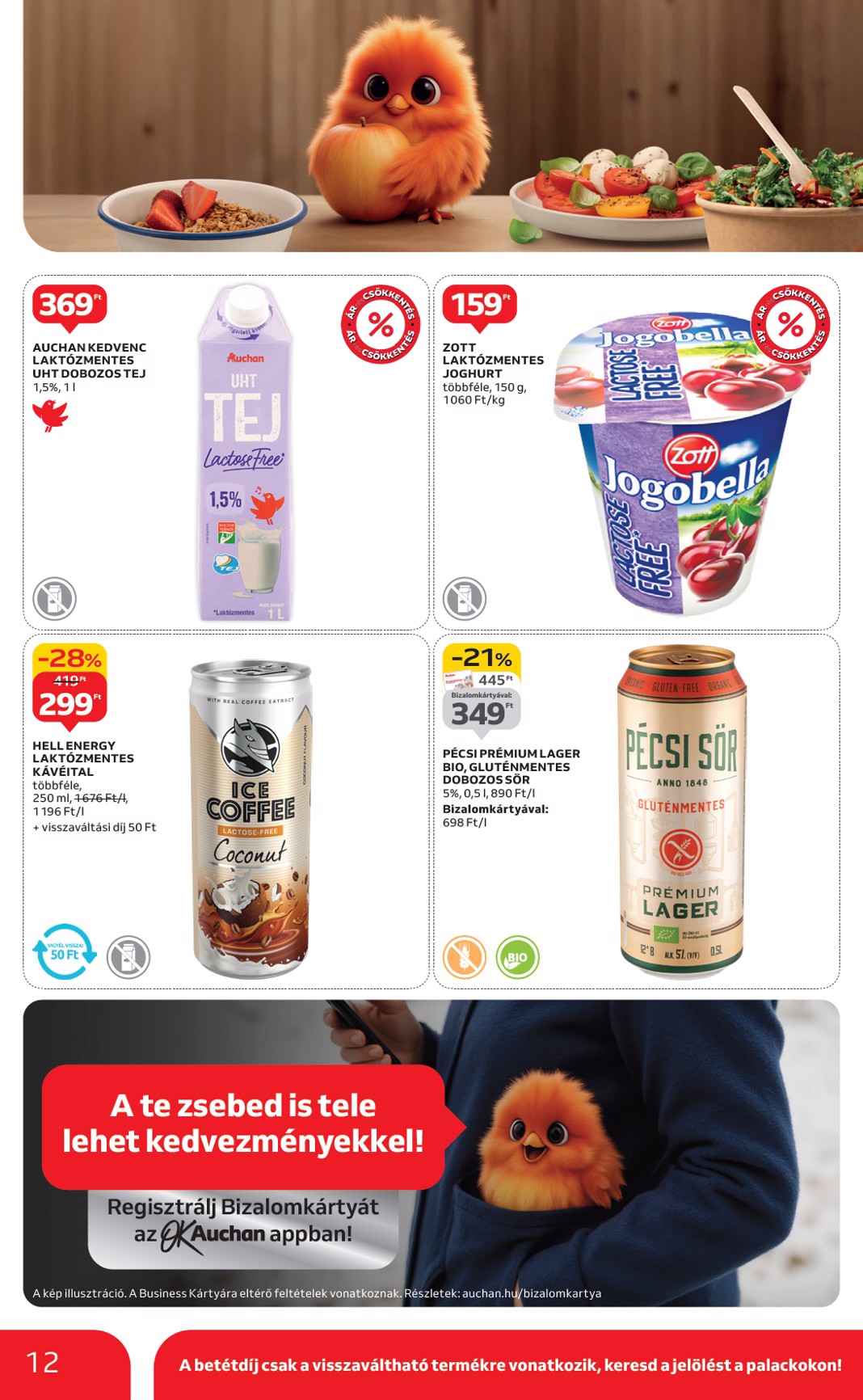 auchan - Auchan szupermarket akciós újság, érvényes 01.15. - 01.21. - page: 12