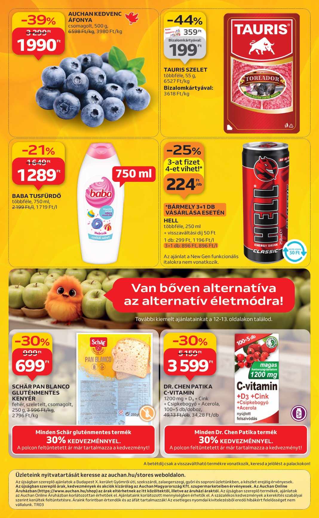 auchan - Auchan szupermarket akciós újság, érvényes 01.15. - 01.21. - page: 16