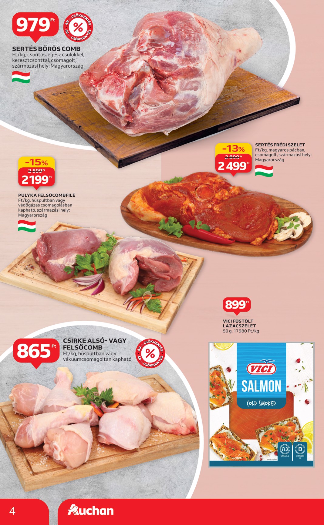 auchan - Auchan szupermarket akciós újság, érvényes 01.15. - 01.21. - page: 4