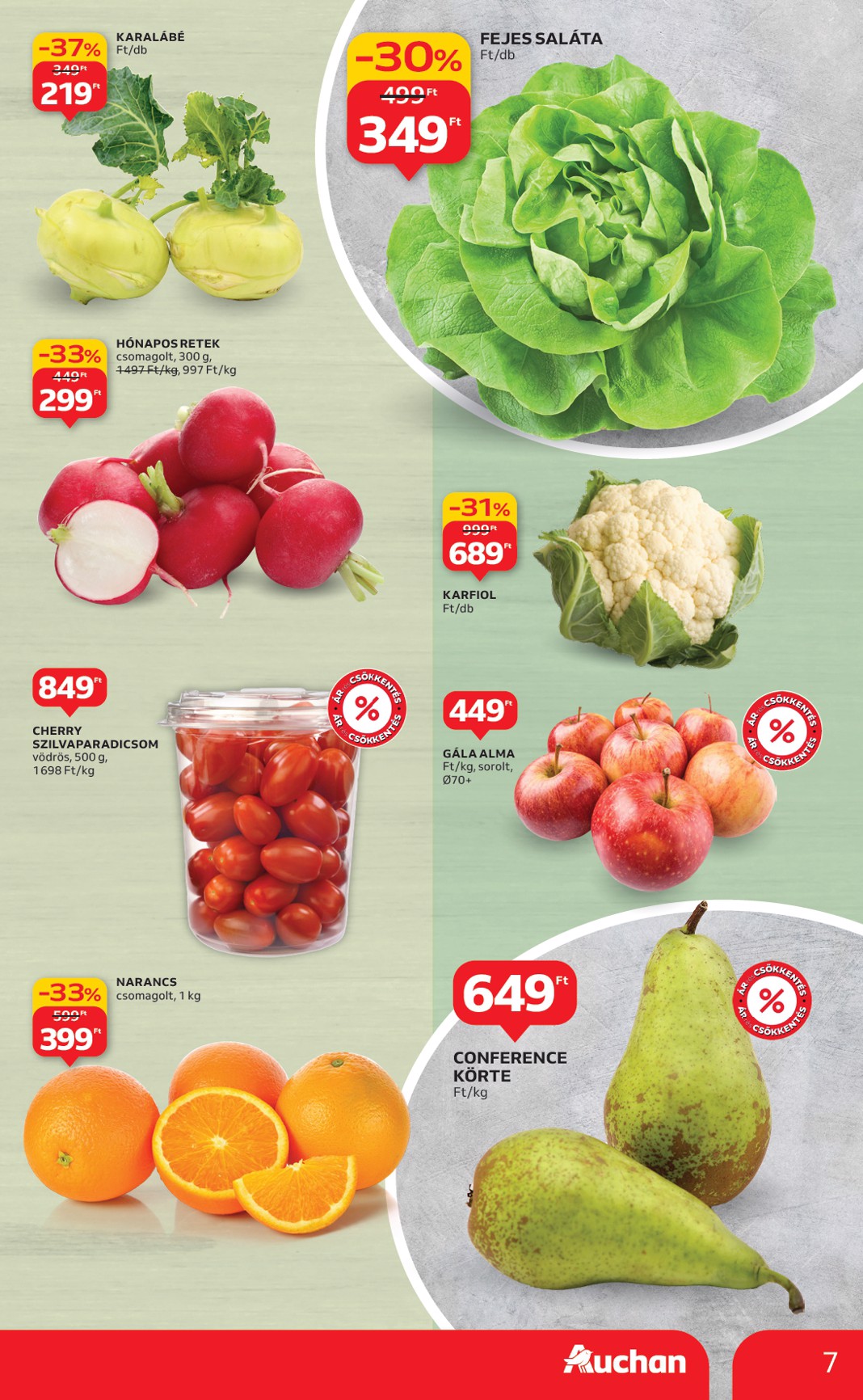 auchan - Auchan Hipermarket akciós újság, érvényes 01.15. - 01.21. - page: 7