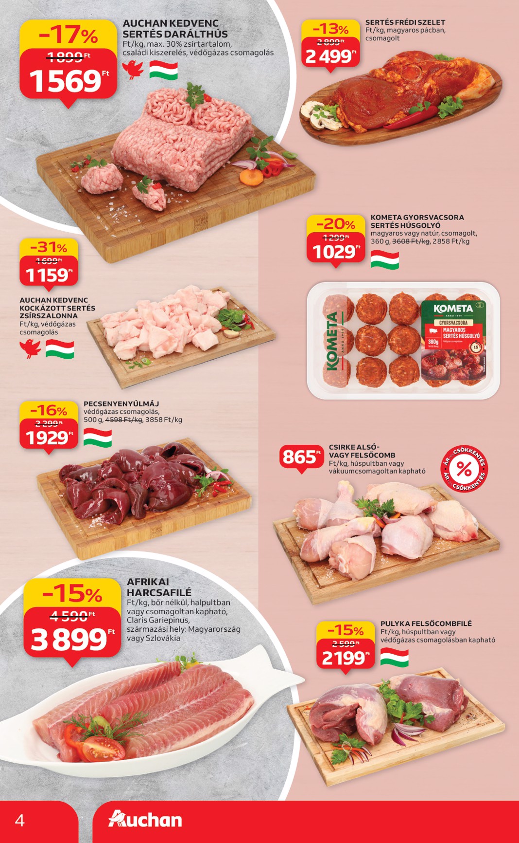 auchan - Auchan Hipermarket akciós újság, érvényes 01.15. - 01.21. - page: 4