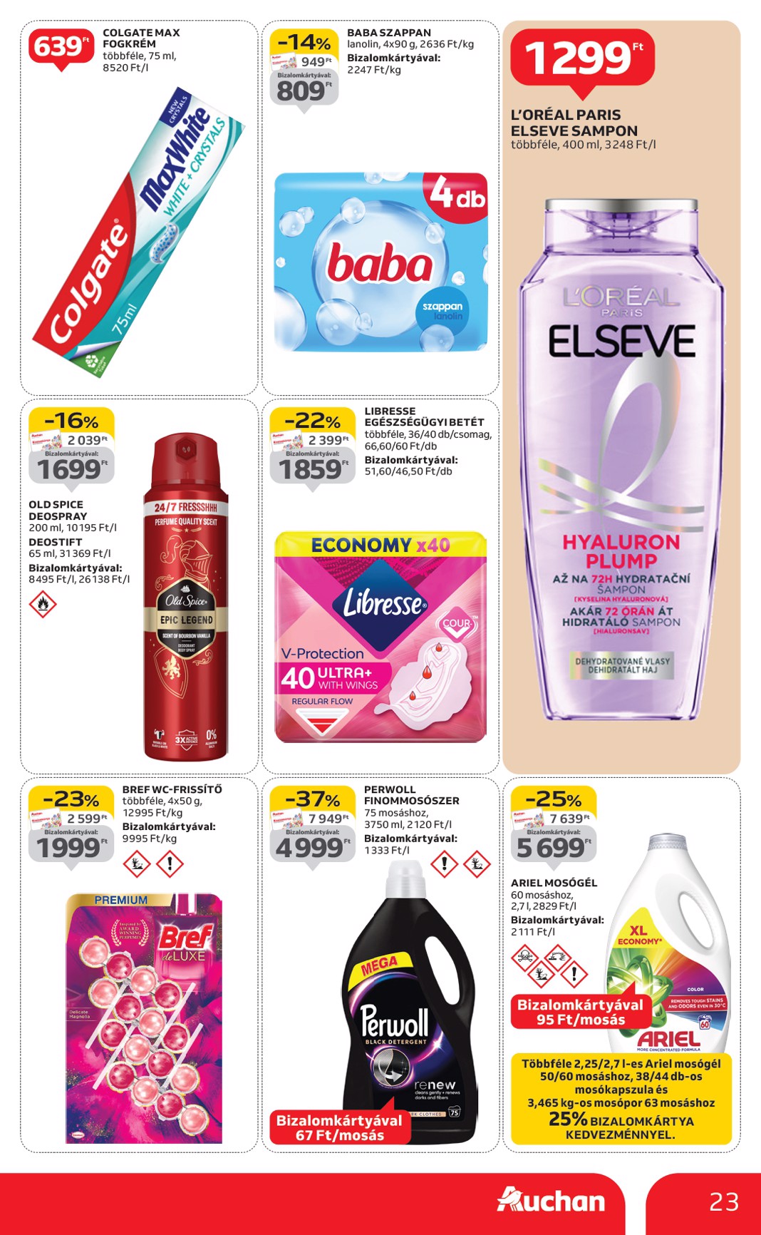 auchan - Auchan Hipermarket akciós újság, érvényes 01.15. - 01.21. - page: 23