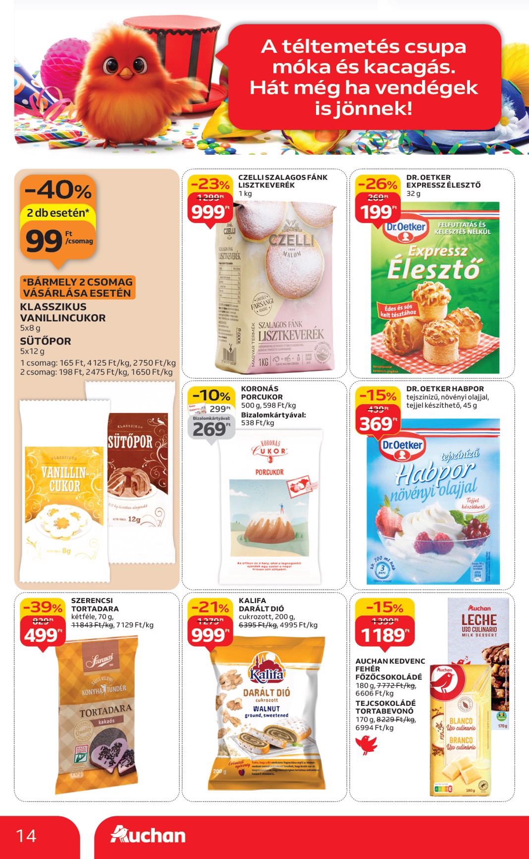 auchan - Auchan Hipermarket akciós újság, érvényes 01.15. - 01.21. - page: 14