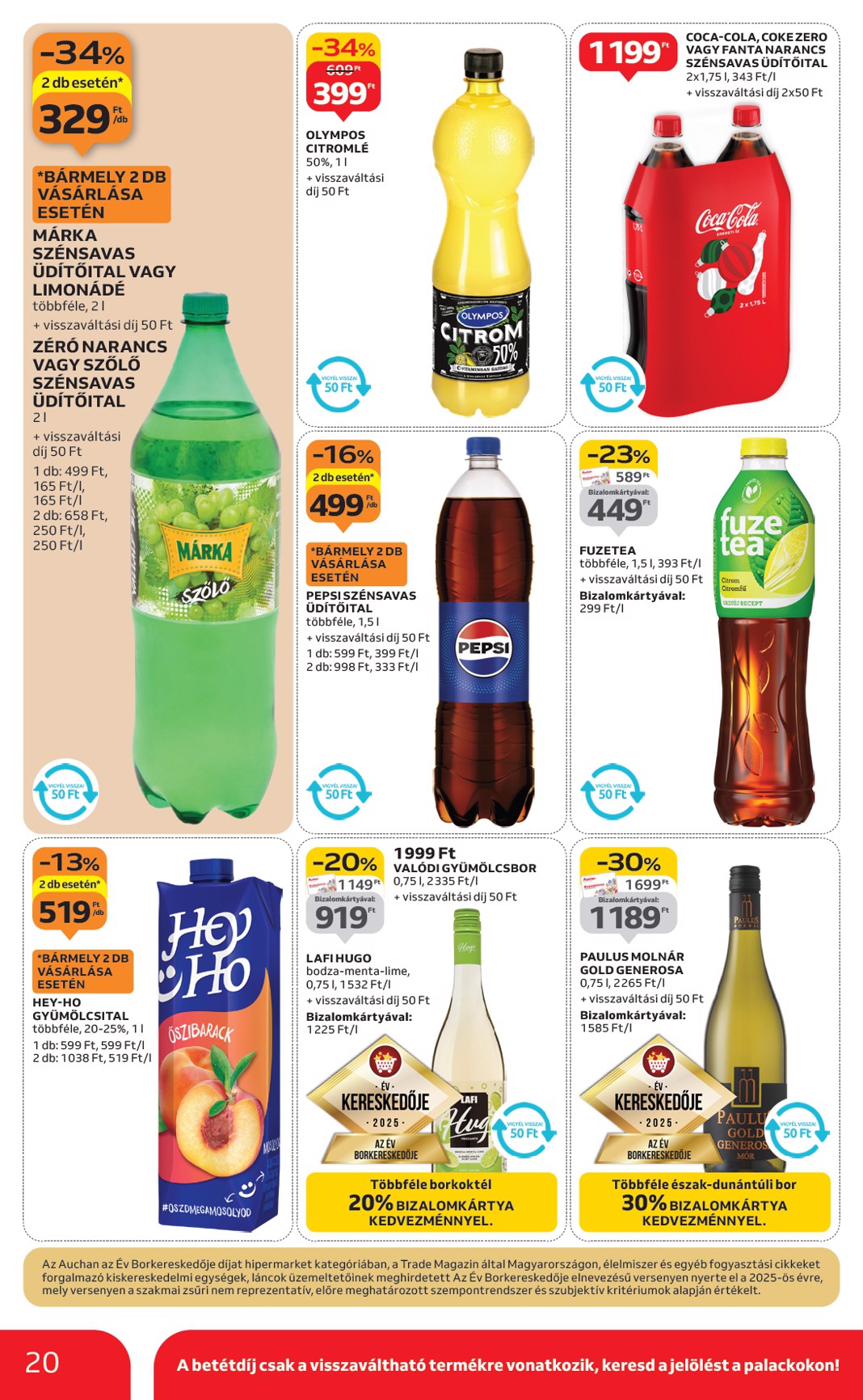 auchan - Auchan Hipermarket akciós újság, érvényes 01.15. - 01.21. - page: 20