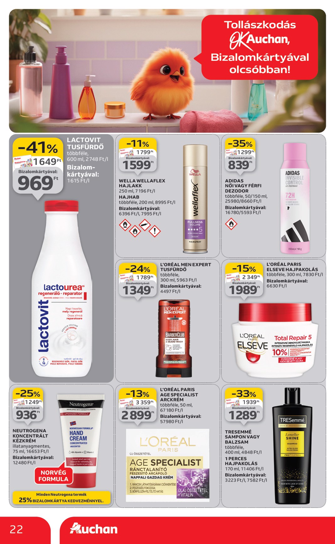 auchan - Auchan Hipermarket akciós újság, érvényes 01.15. - 01.21. - page: 22