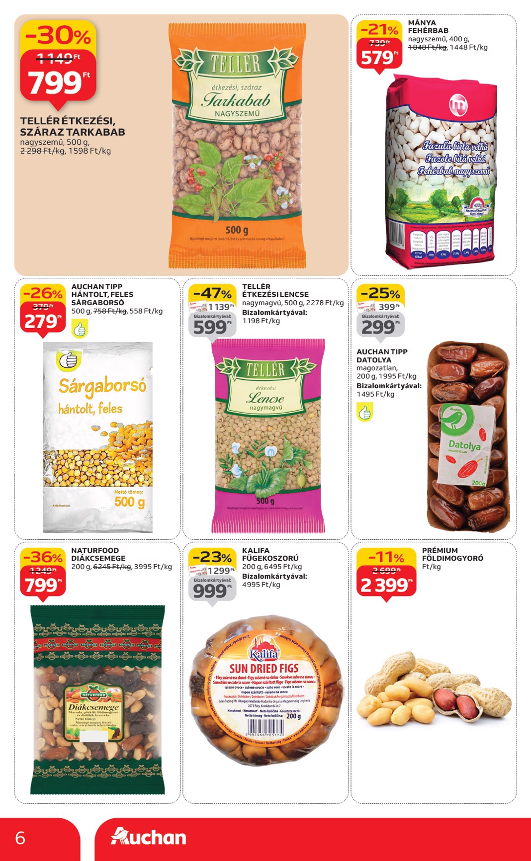 auchan - Auchan Hipermarket akciós újság, érvényes 01.15. - 01.21. - page: 6