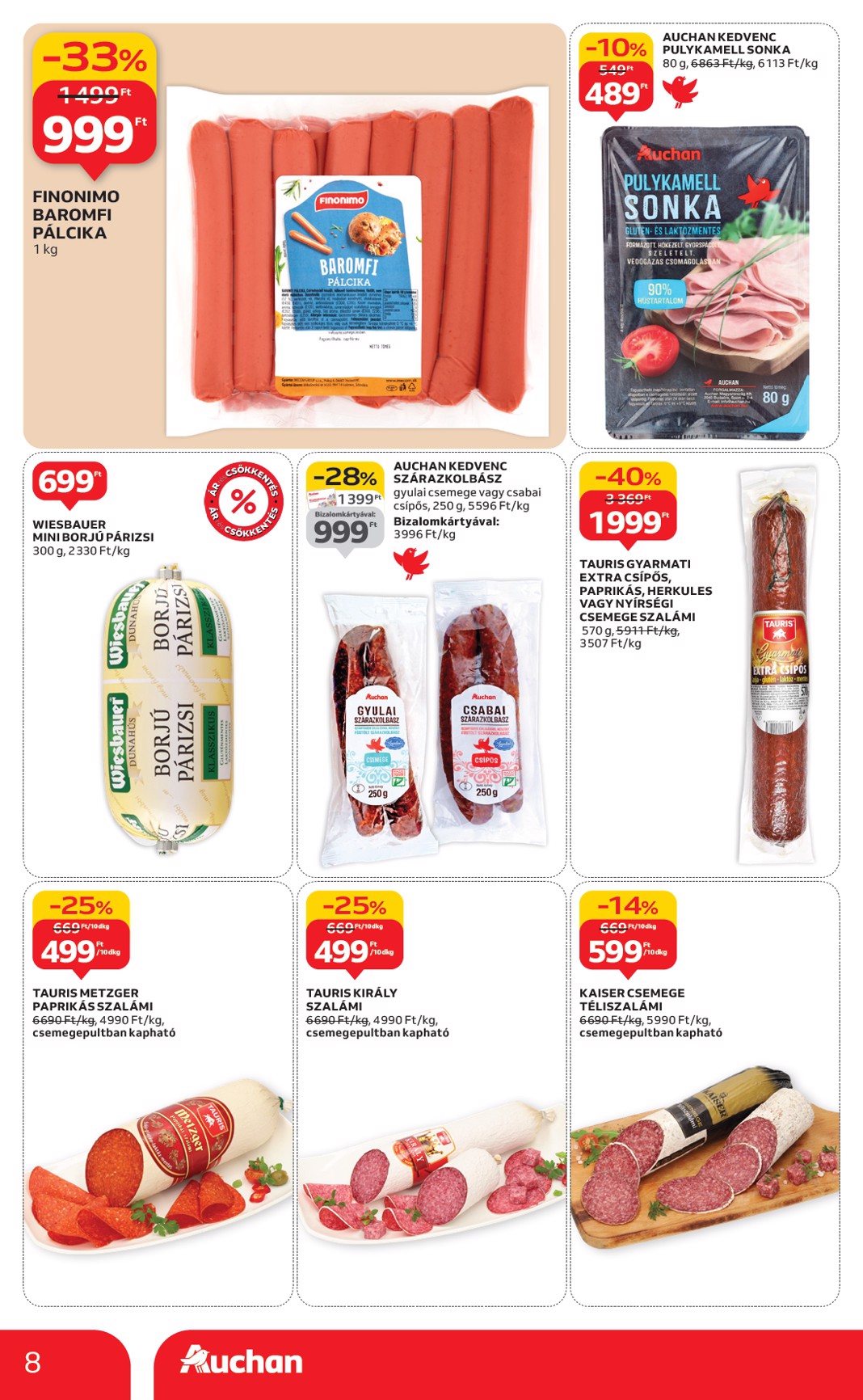 auchan - Auchan Hipermarket akciós újság, érvényes 01.15. - 01.21. - page: 8