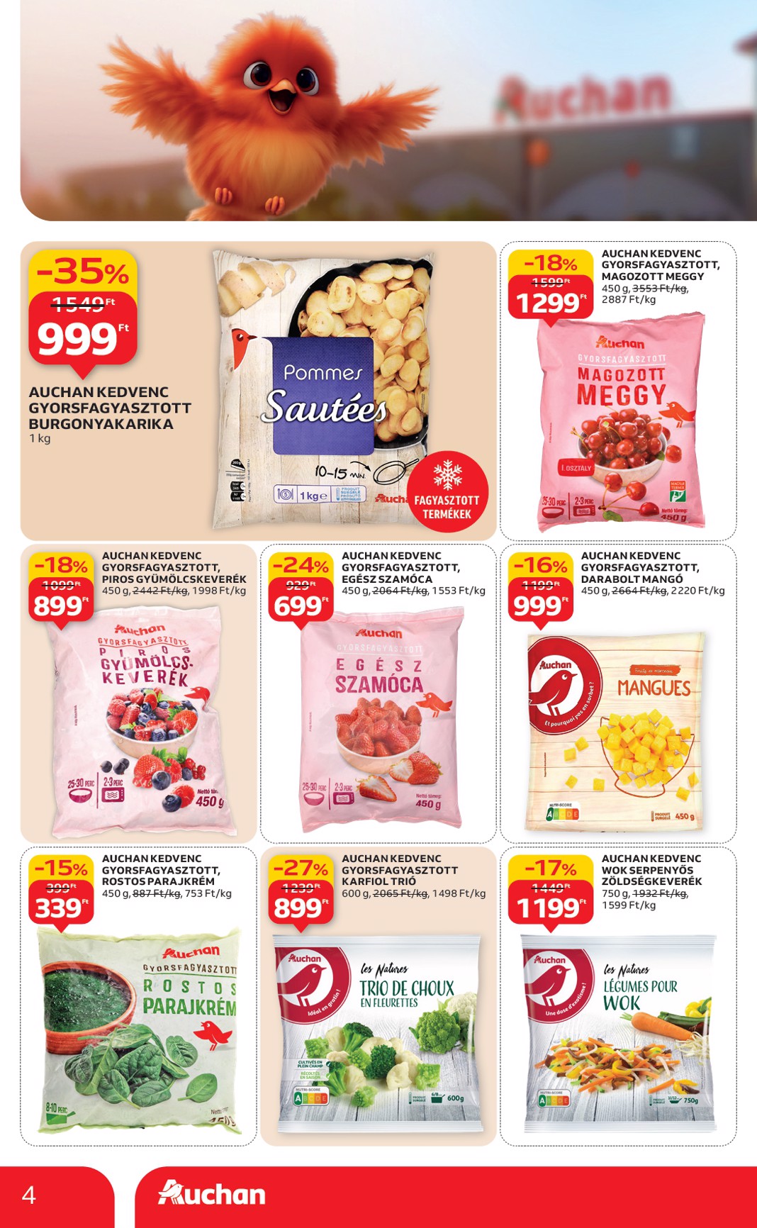 auchan - Auchan - Saját márkás ajánlataink akciós újság, érvényes 01.22. - 02.04. - page: 4