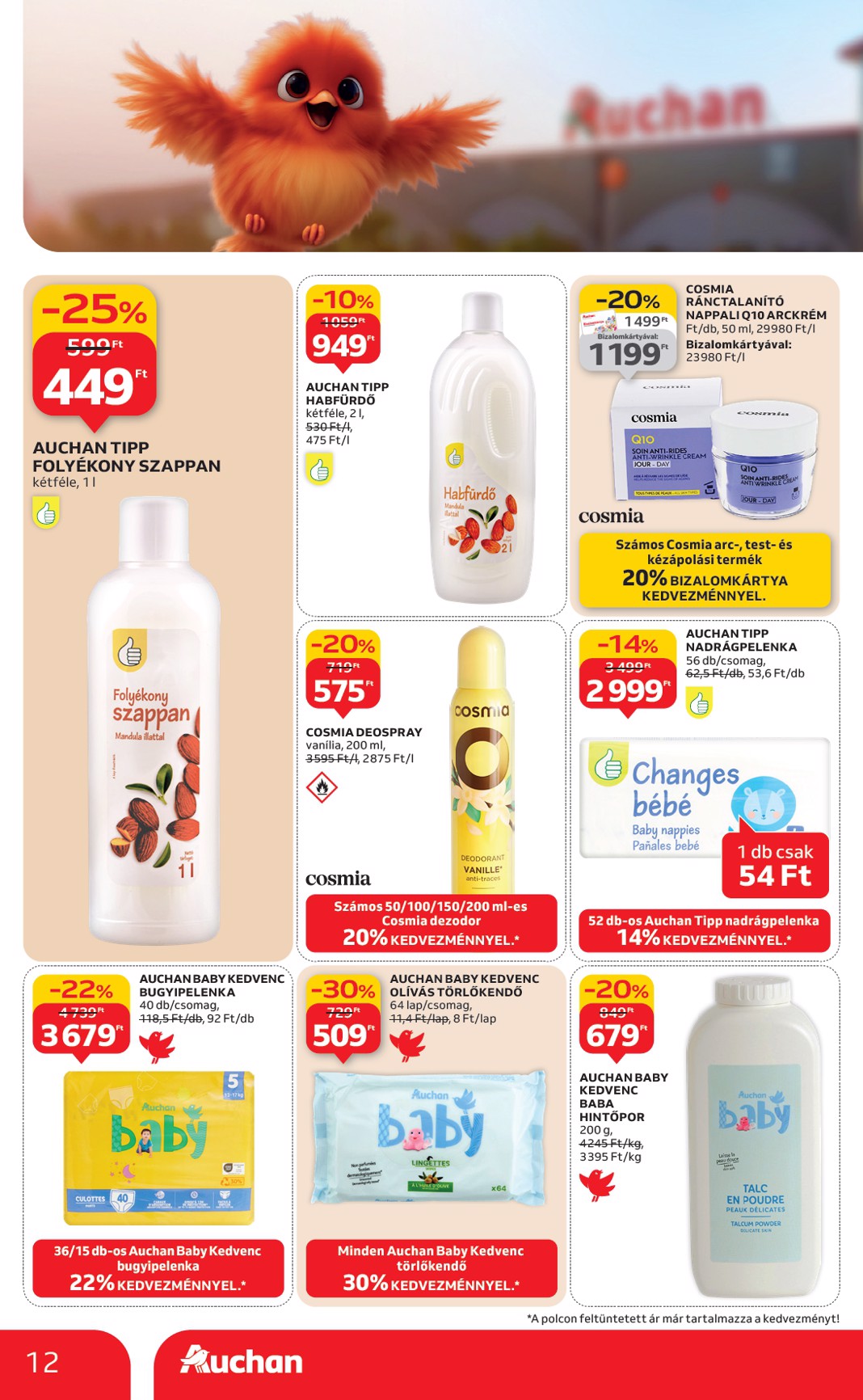 auchan - Auchan - Saját márkás ajánlataink akciós újság, érvényes 01.22. - 02.04. - page: 12