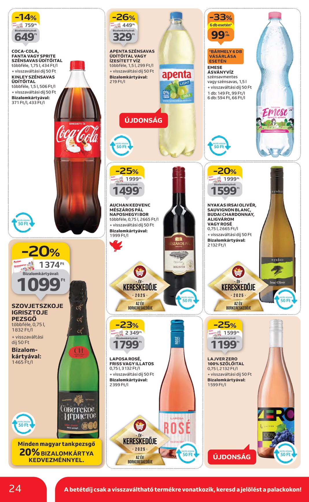 auchan - Auchan Hipermarket akciós újság, érvényes 01.22. - 01.28. - page: 24