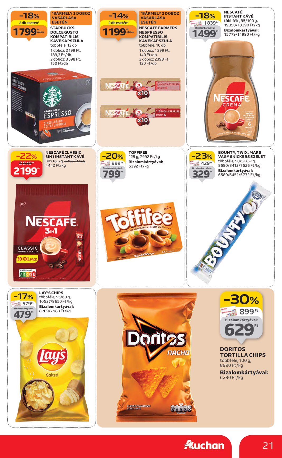 auchan - Auchan Hipermarket akciós újság, érvényes 01.22. - 01.28. - page: 21