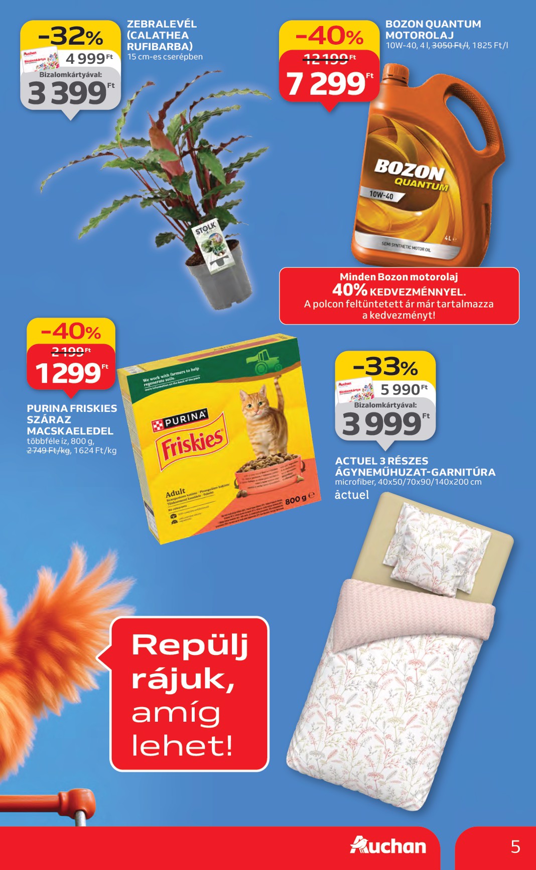 auchan - Auchan Hipermarket akciós újság, érvényes 01.22. - 01.28. - page: 5