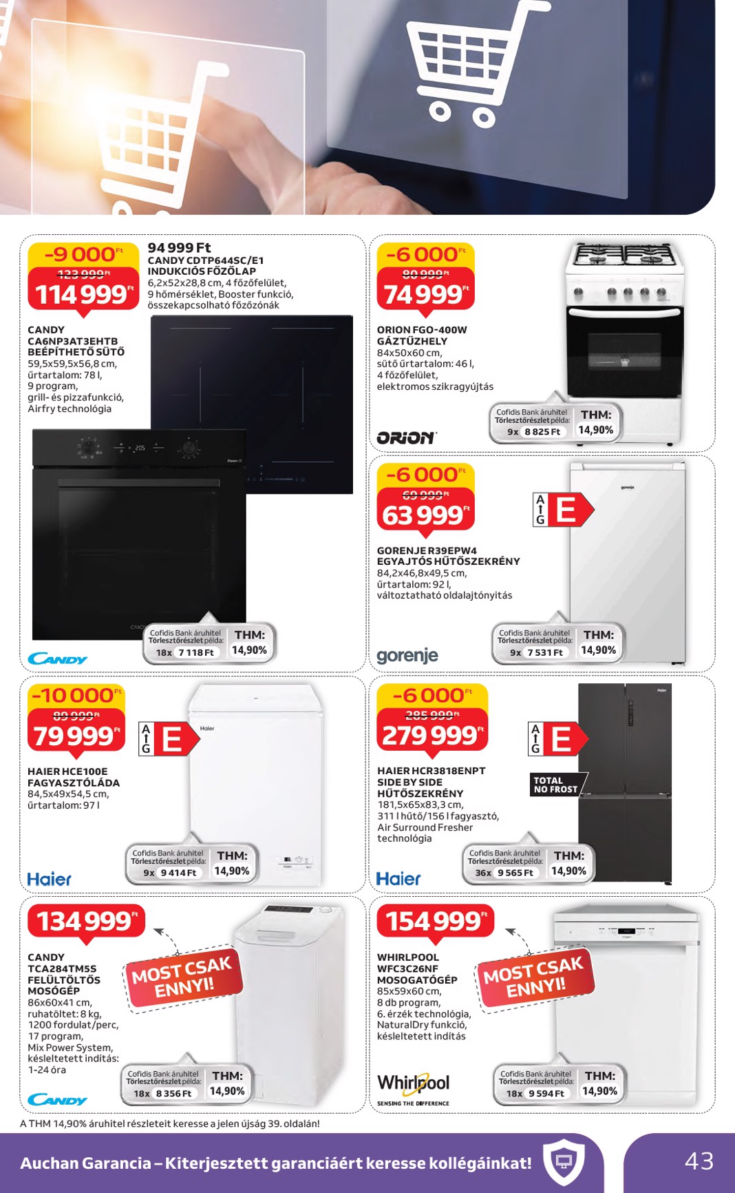 auchan - Auchan Hipermarket akciós újság, érvényes 01.22. - 01.28. - page: 43