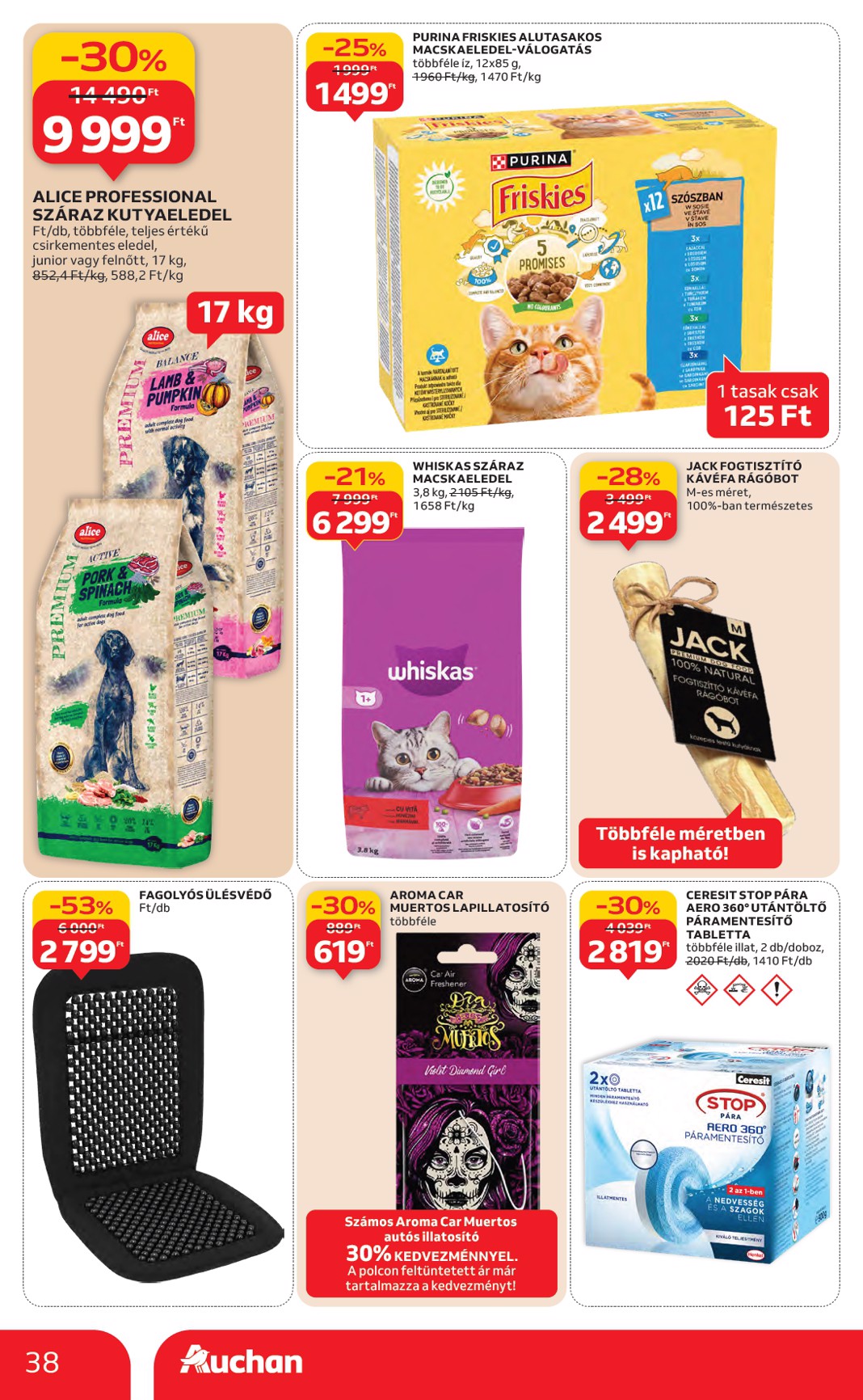 auchan - Auchan Hipermarket akciós újság, érvényes 01.22. - 01.28. - page: 38
