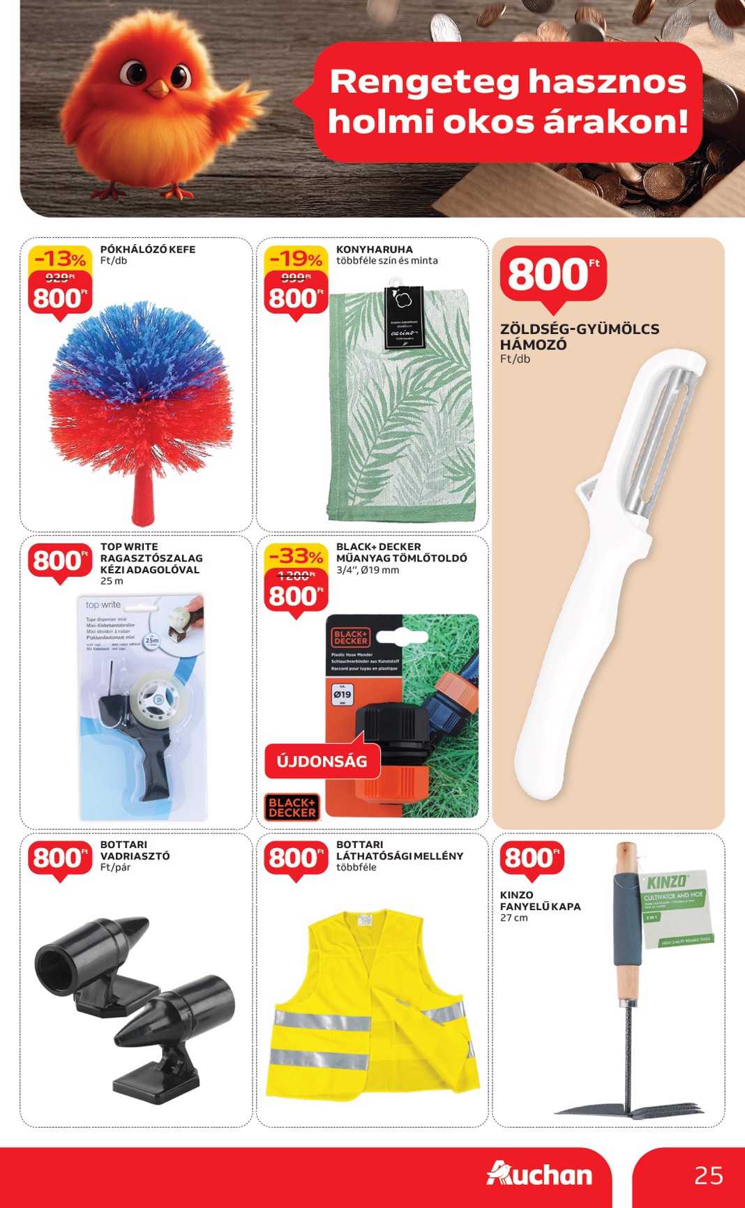 auchan - Auchan - Indítsd okosan az évet - Hipermarket ajánlatiank akciós újság, érvényes 01.15. - 02.04. - page: 25