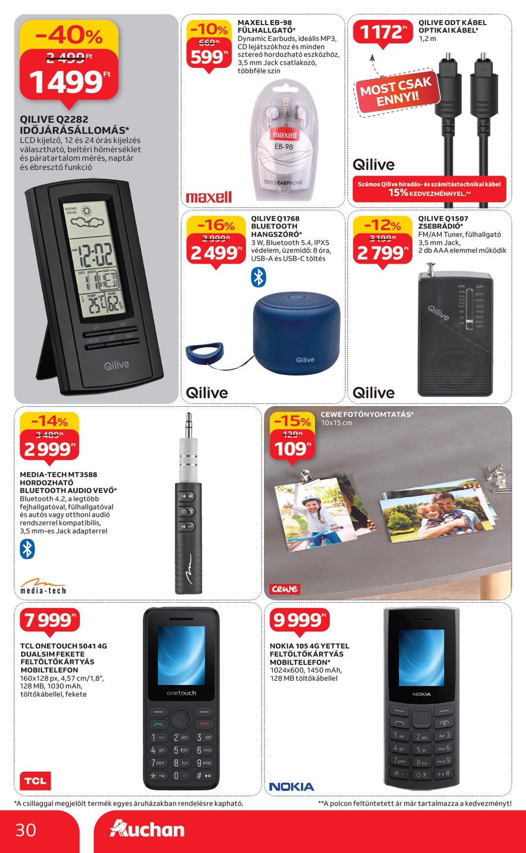 auchan - Auchan - Indítsd okosan az évet - Hipermarket ajánlatiank akciós újság, érvényes 01.15. - 02.04. - page: 30