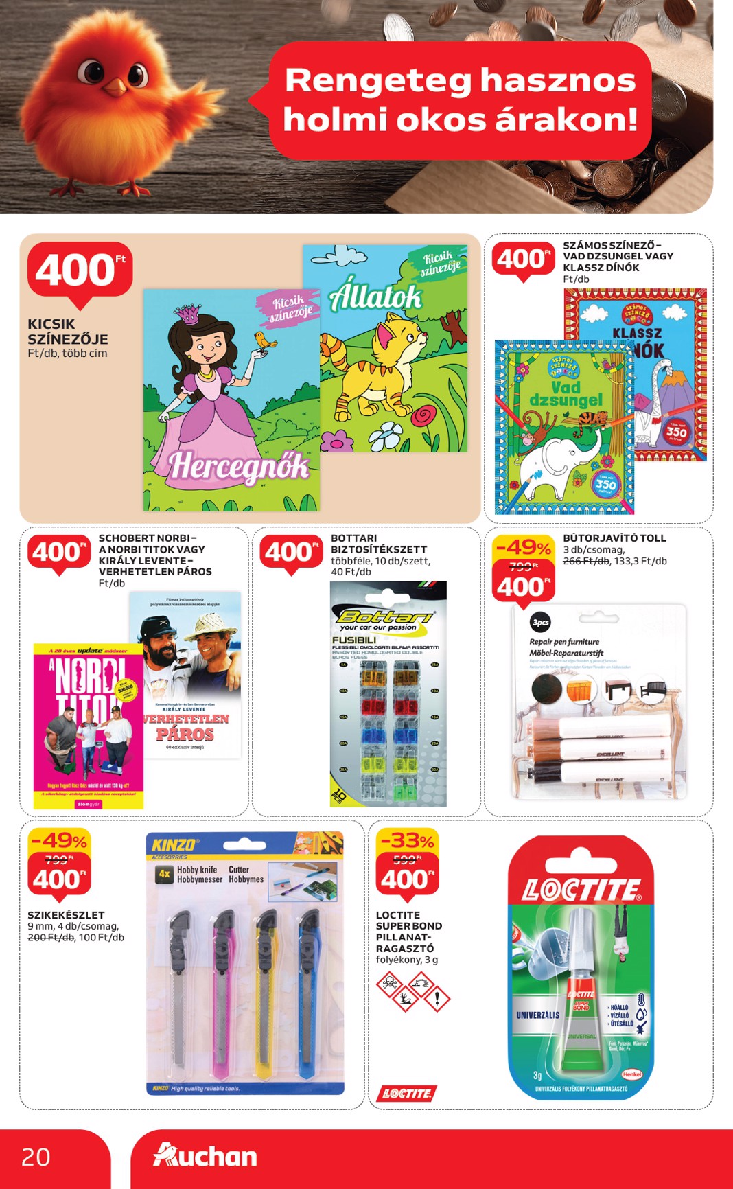 auchan - Auchan - Indítsd okosan az évet - Hipermarket ajánlatiank akciós újság, érvényes 01.15. - 02.04. - page: 20