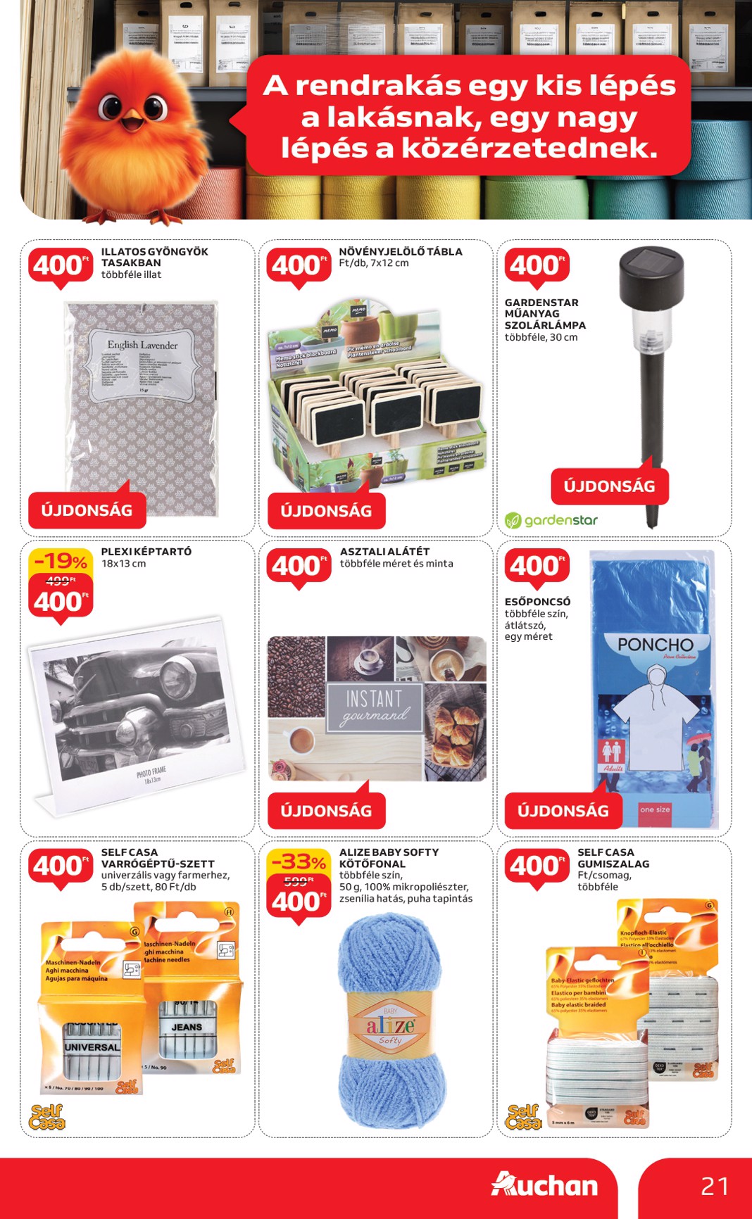 auchan - Auchan - Indítsd okosan az évet - Hipermarket ajánlatiank akciós újság, érvényes 01.15. - 02.04. - page: 21