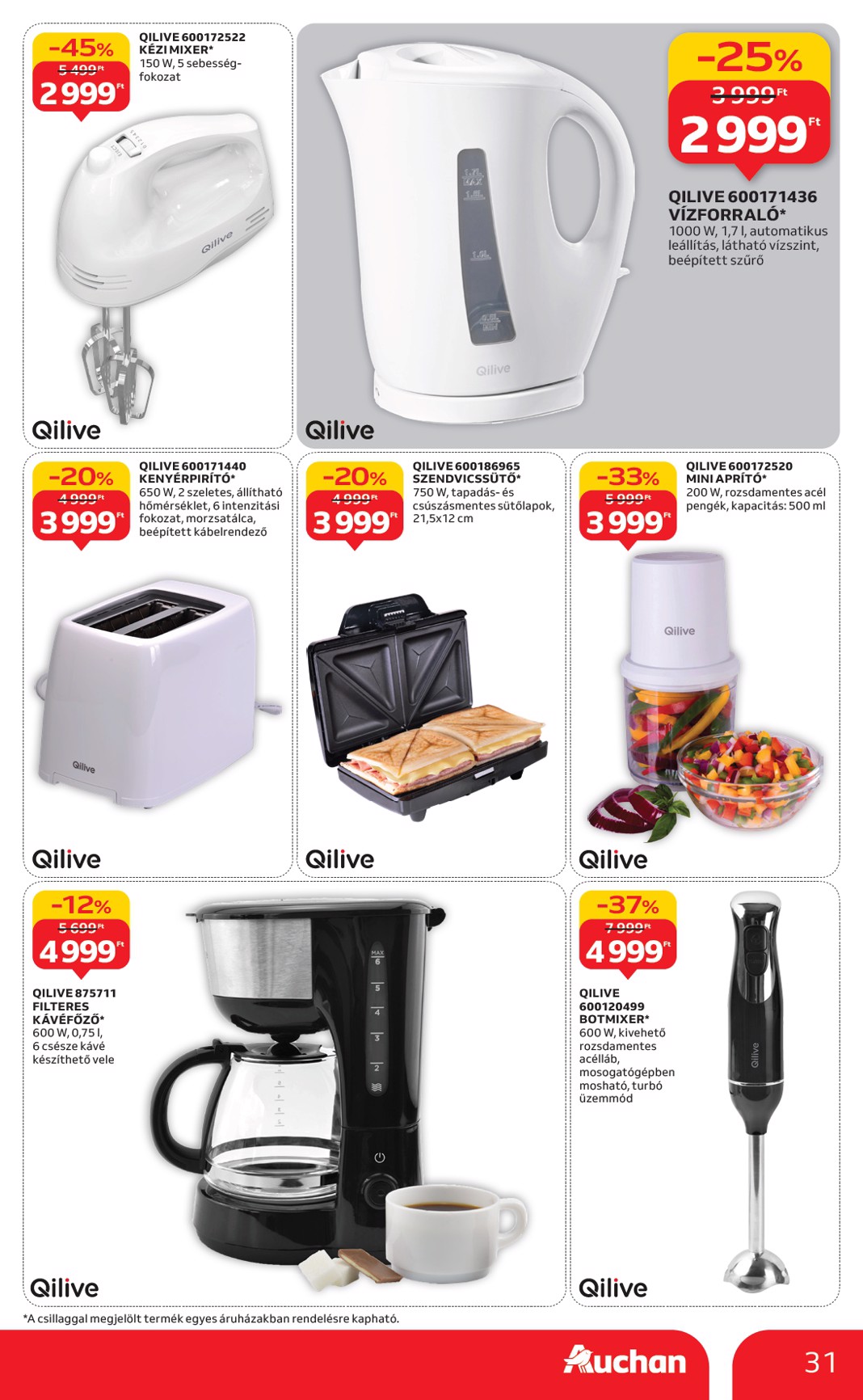 auchan - Auchan - Indítsd okosan az évet - Hipermarket ajánlatiank akciós újság, érvényes 01.15. - 02.04. - page: 31