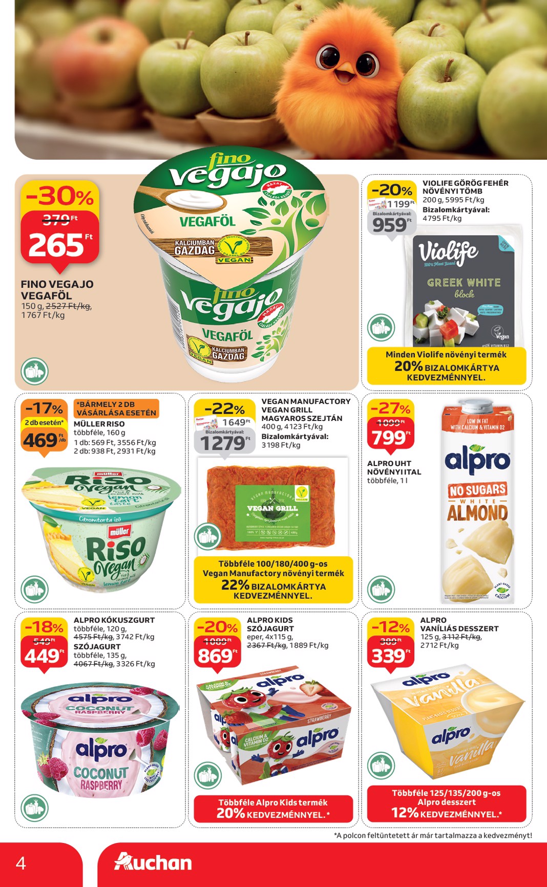 auchan - Auchan - Indítsd okosan az évet - Hipermarket ajánlatiank akciós újság, érvényes 01.15. - 02.04. - page: 4