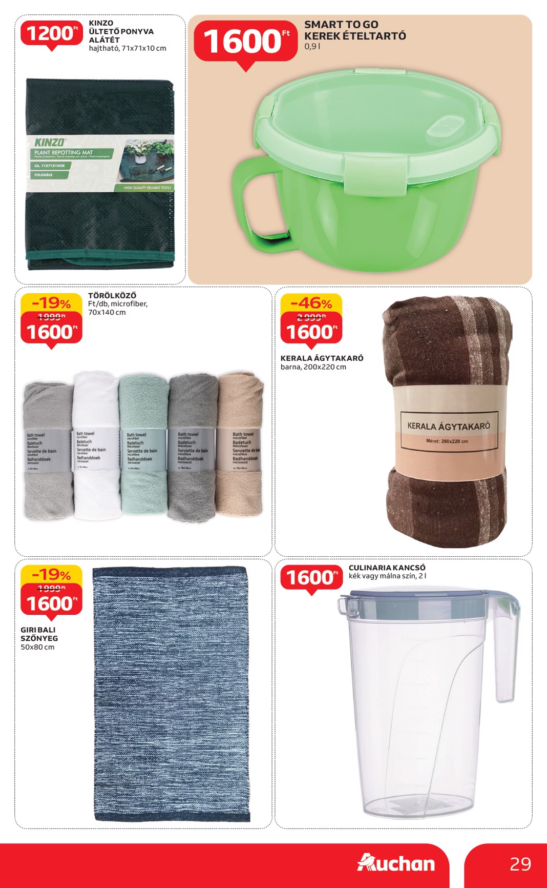 auchan - Auchan - Indítsd okosan az évet - Hipermarket ajánlatiank akciós újság, érvényes 01.15. - 02.04. - page: 29