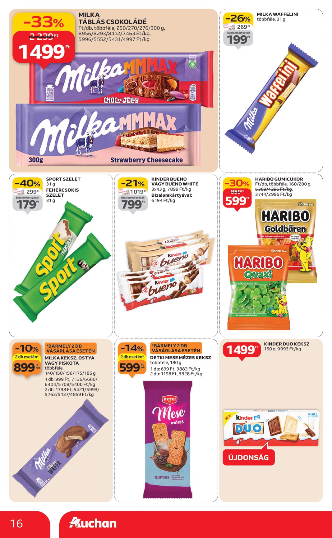 auchan - Auchan Hipermarket akciós újság, érvényes 01.29. - 02.04. - page: 16