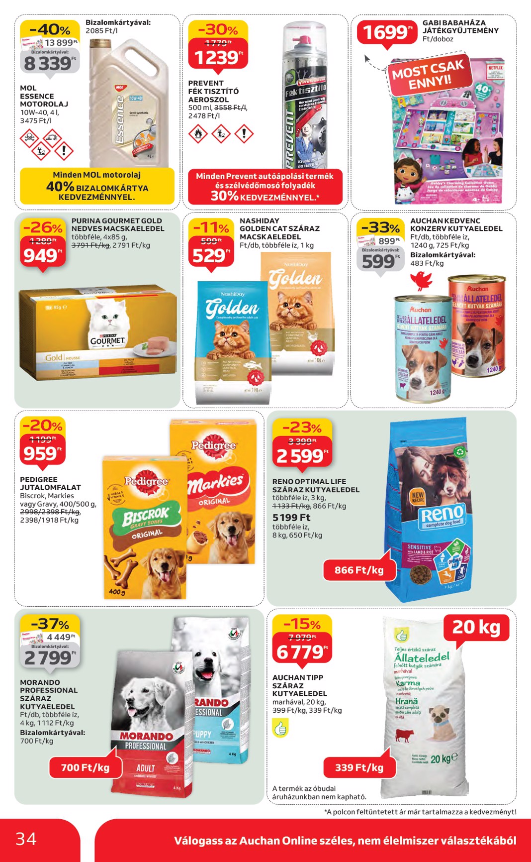 auchan - Auchan Hipermarket akciós újság, érvényes 01.29. - 02.04. - page: 34