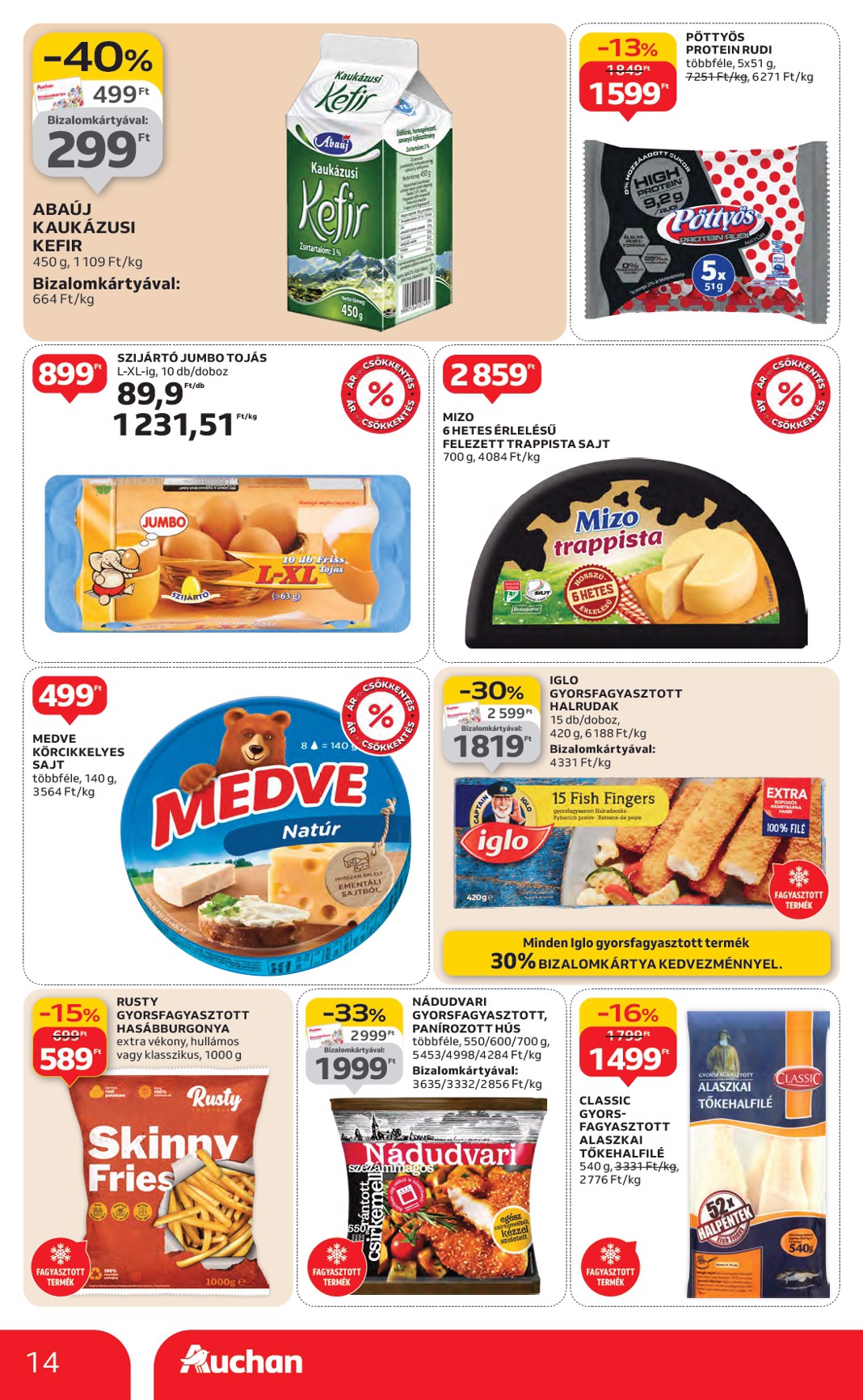 auchan - Auchan Hipermarket akciós újság, érvényes 01.29. - 02.04. - page: 14