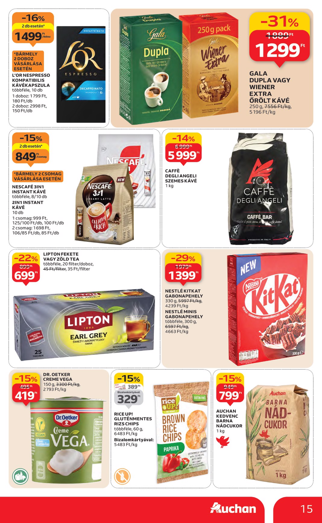 auchan - Auchan Hipermarket akciós újság, érvényes 01.29. - 02.04. - page: 15